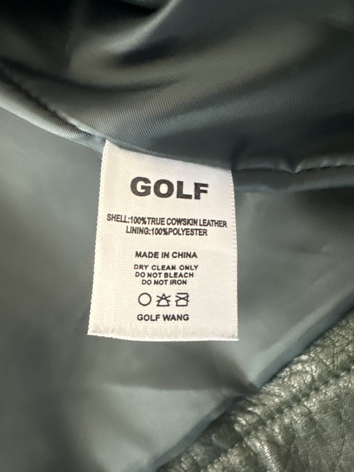 Golf Wang Rollin Sevens Green Leather Jacket Size US S / EU 44-46 / 1 - 7 Thumbnail