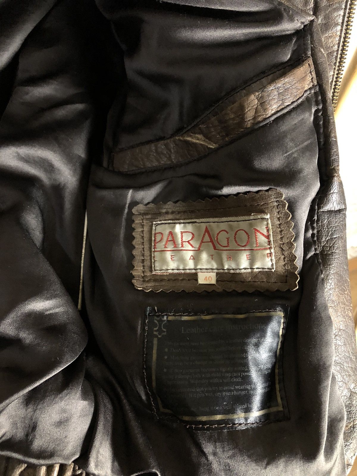 Genuine Leather VINTAGE GENUINE LEATHER BOMBER JACKET MOTORCYCLE RETRO 90s Size US M / EU 48-50 / 2 - 11 Thumbnail