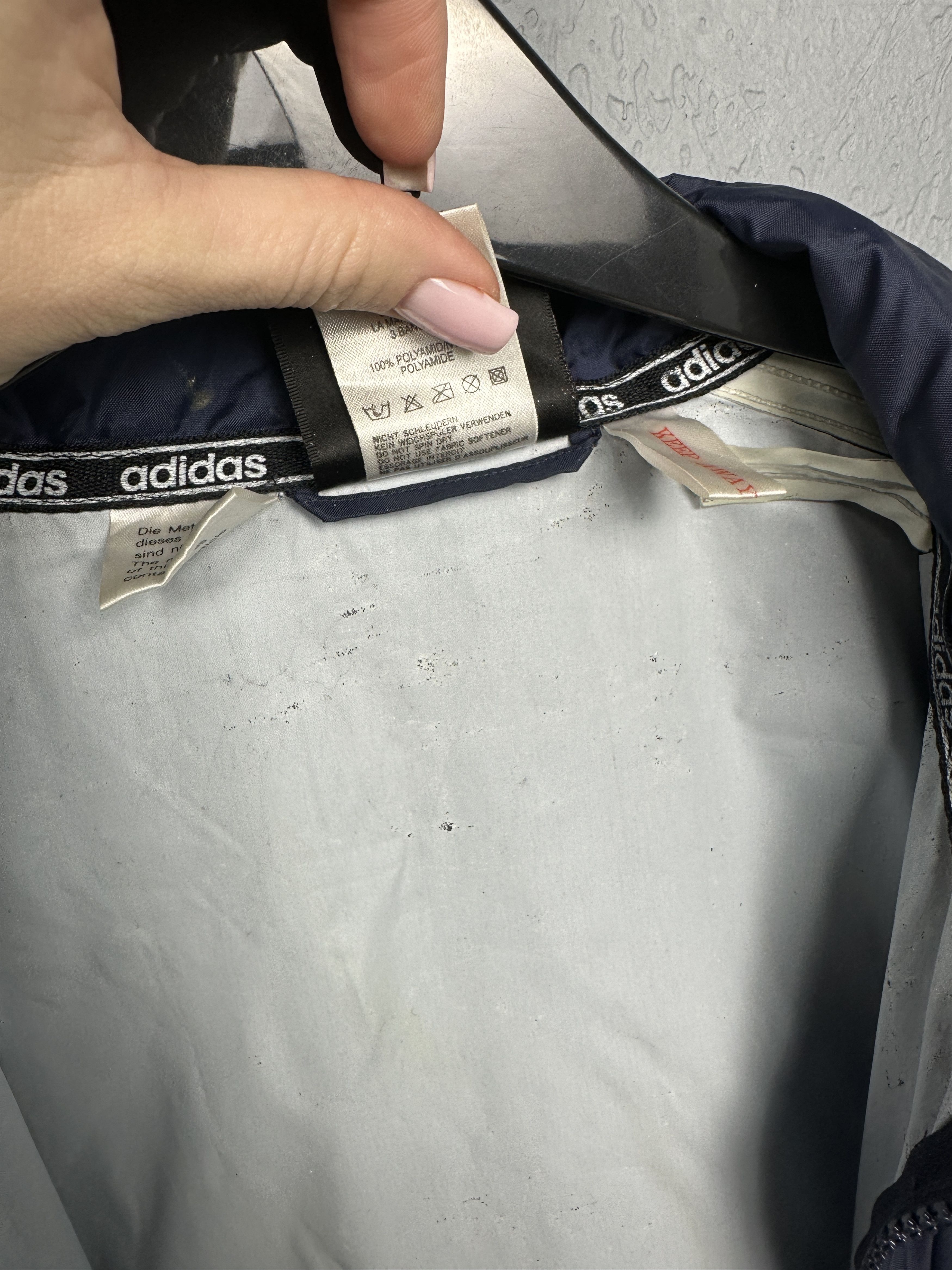 Adidas Adidas Vintage Mens Nylon Windbreaker Jacket Size US XL / EU 56 / 4 - 8 Thumbnail