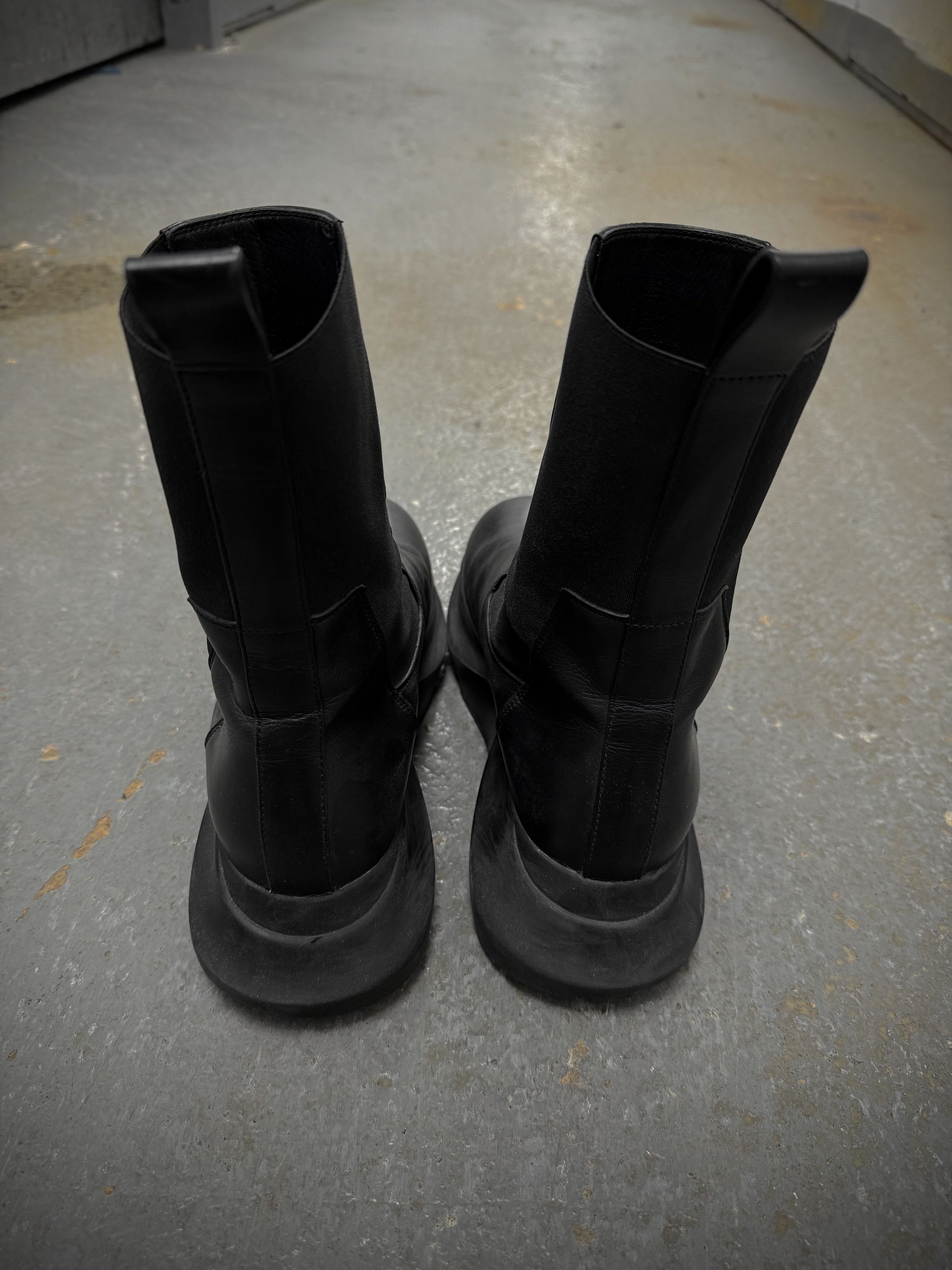 Rick Owens Rick Owens SS23 "EDFU" Geth Beatle Chelsea Leather Boots Size US 7 / EU 40 - 7 Thumbnail