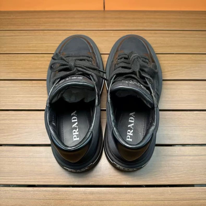 Prada Prada Casual Shoes Black Triangular Logo-2506 Size US 8.5 / EU 41-42 - 5 Thumbnail
