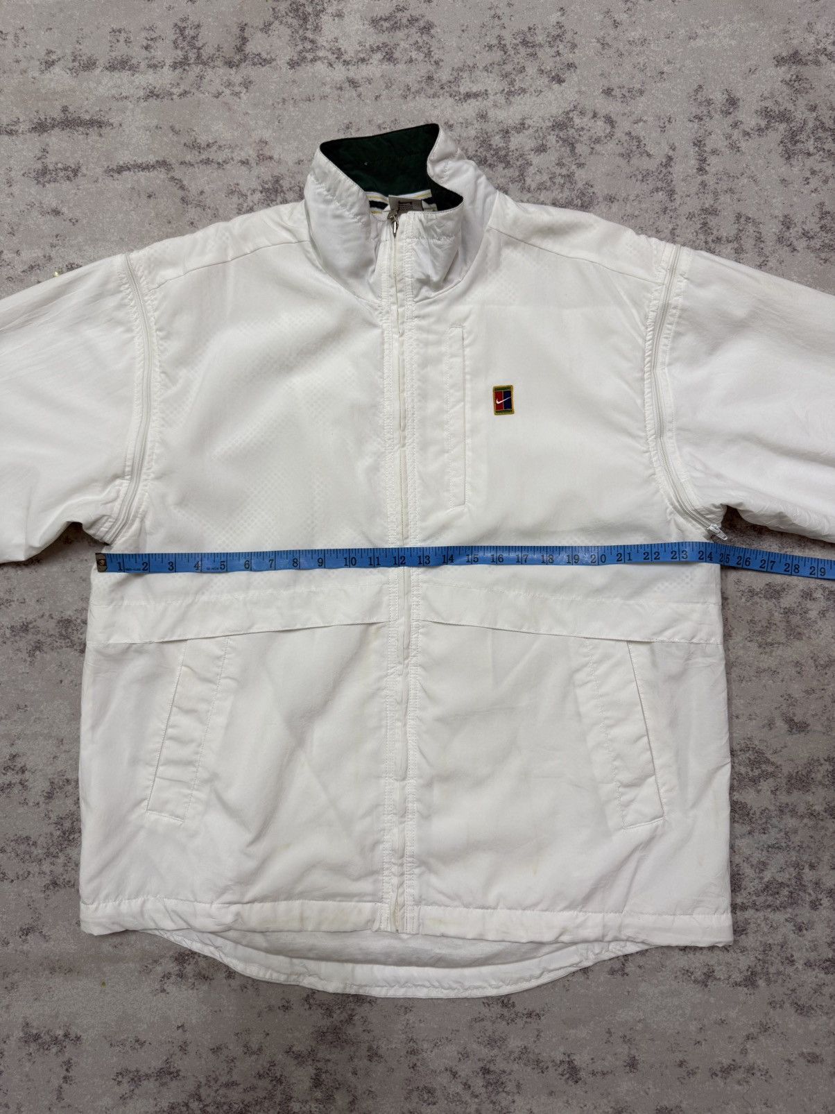 Nike Vintage 90s Nike Tennis Court Covertiable Sleeve Jacket Size US XL / EU 56 / 4 - 17 Thumbnail