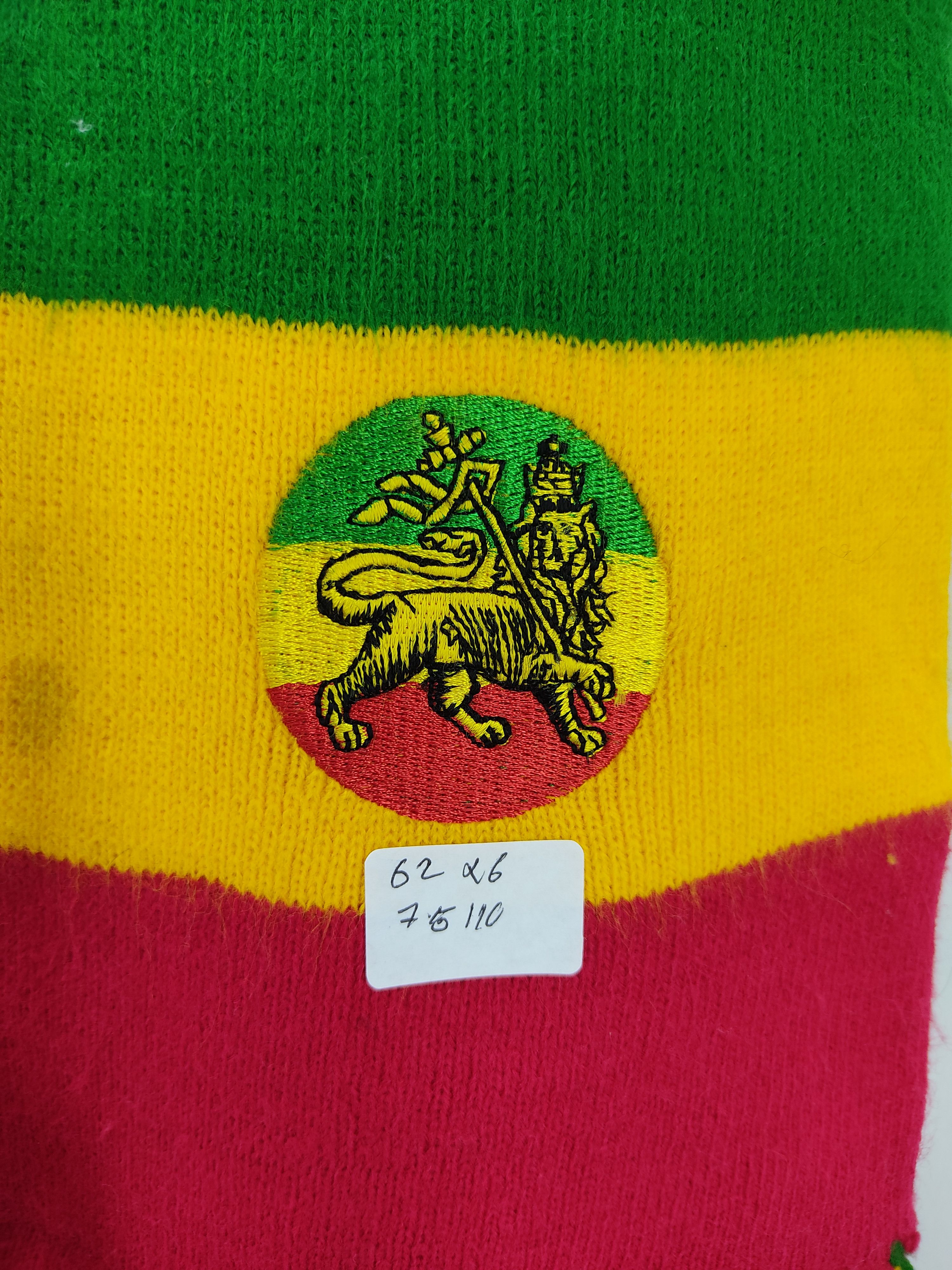 Japanese Brand Vintage Japanese Brand Rasta Scarf / Muffler / Neckwear Size ONE SIZE - 4 Thumbnail