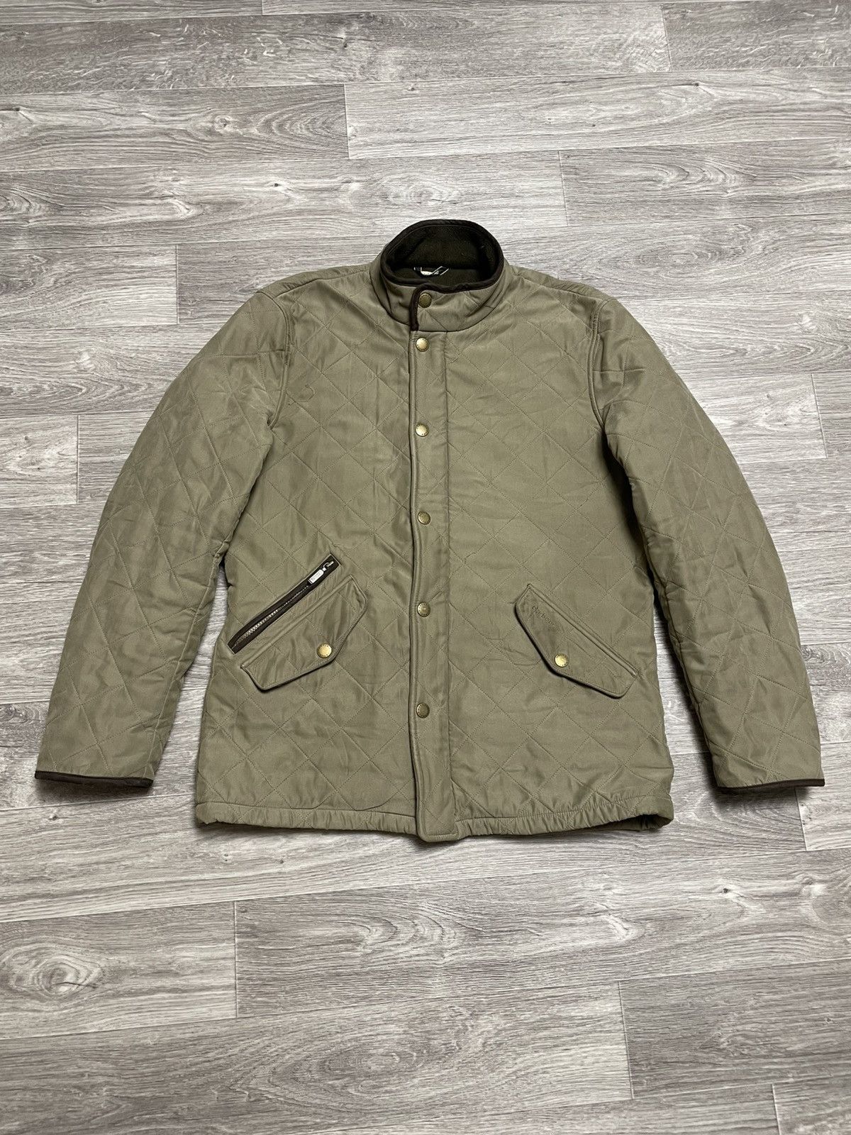 Barbour Vintage Barbour Bowden Fleece Lined Quilted Jacket Size US L / EU 52-54 / 3 - 1 Thumbnail