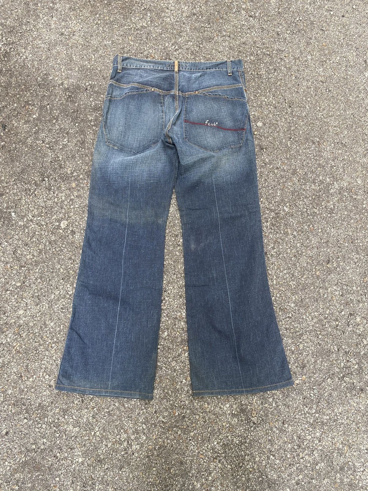 Hysteric Glamour Flare Jeans Fcuk Denim Boot Cut Pants Size US 30 / EU 46 - 7 Thumbnail
