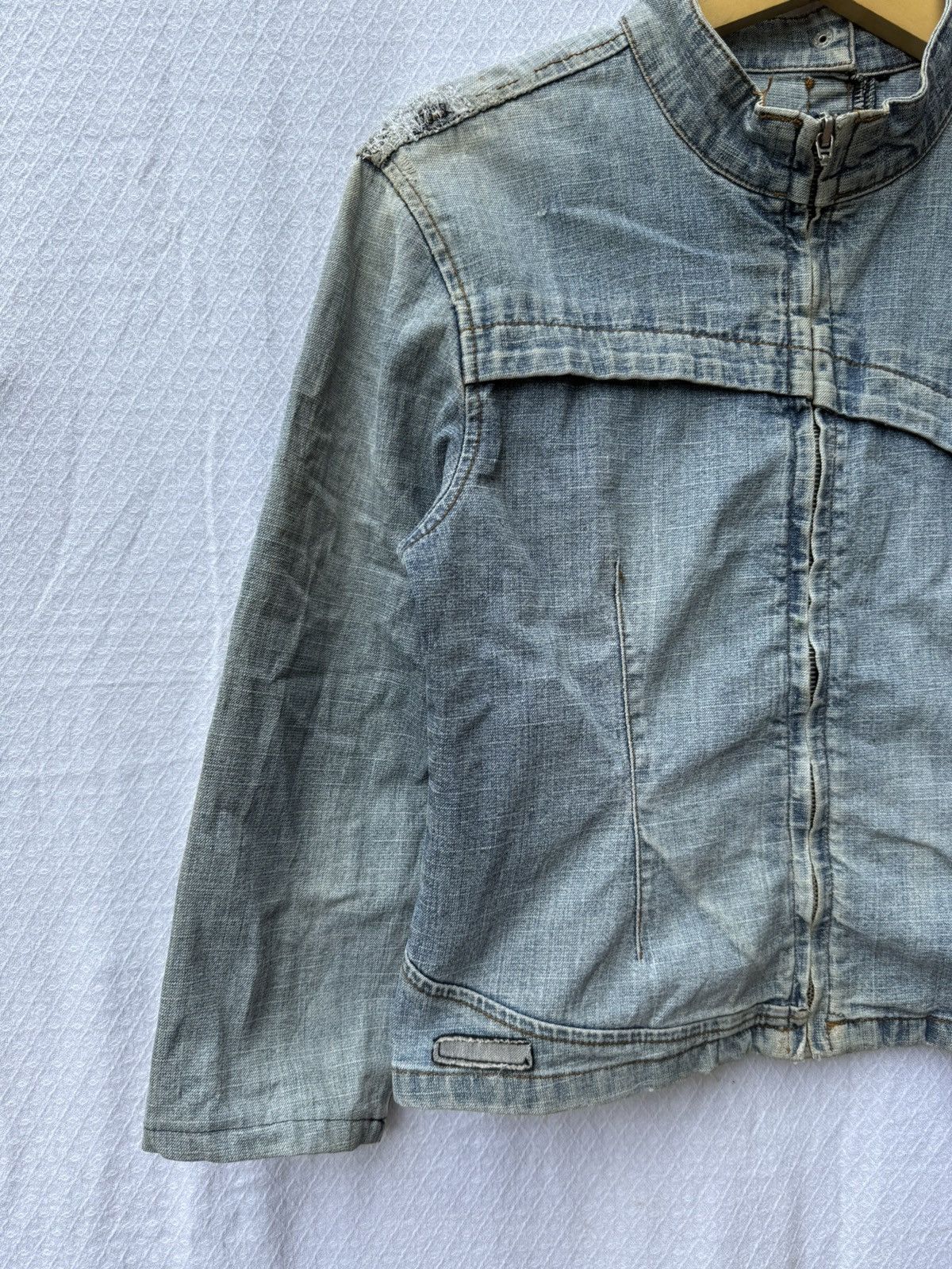 Japanese Brand Japanese Zipper Denim Jacket Ifsixwasnine lgb Styled Size US S / EU 44-46 / 1 - 3 Thumbnail