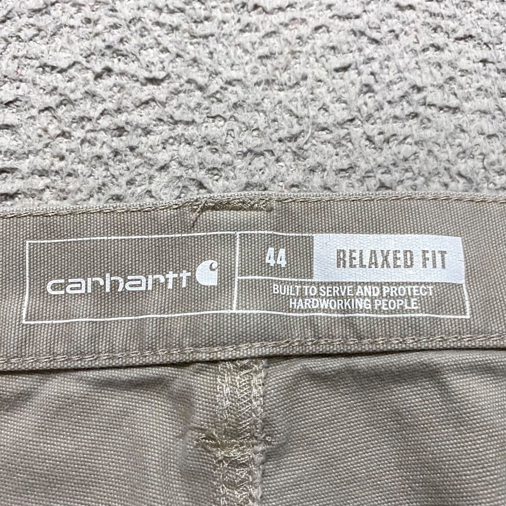 Carhartt Carhartt Mens 40 Shorts Beige Relaxed Fit Utility Carpenter Work Inseam 10" Cotton Spandex 5-Pocket Chino Casual Mens Size US 44 / EU 60 - 3 Thumbnail