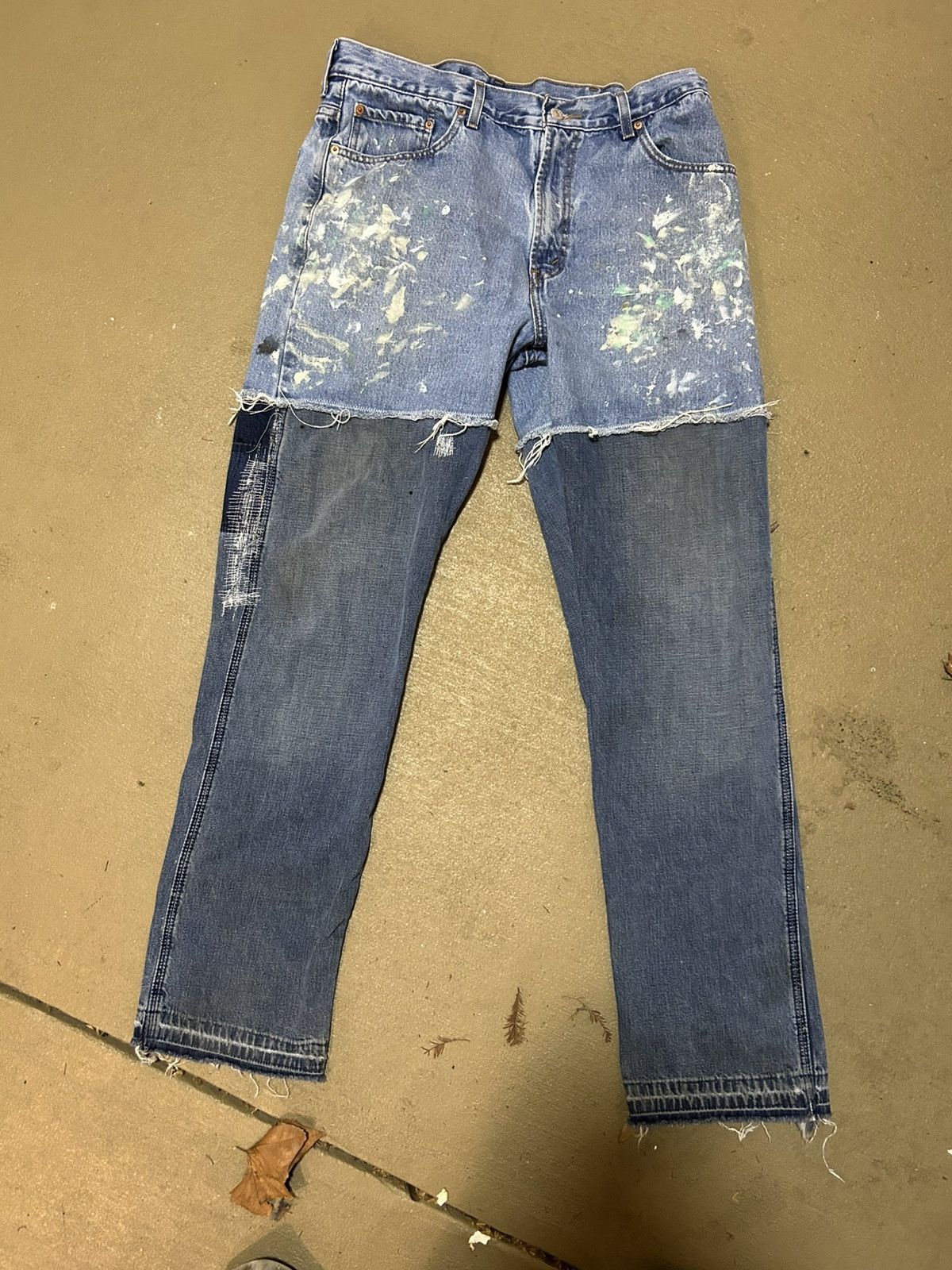 Other 1/1 Your World reconstructed vintage Levi’s denim jeans Size US 38 / EU 54 - 1 Thumbnail