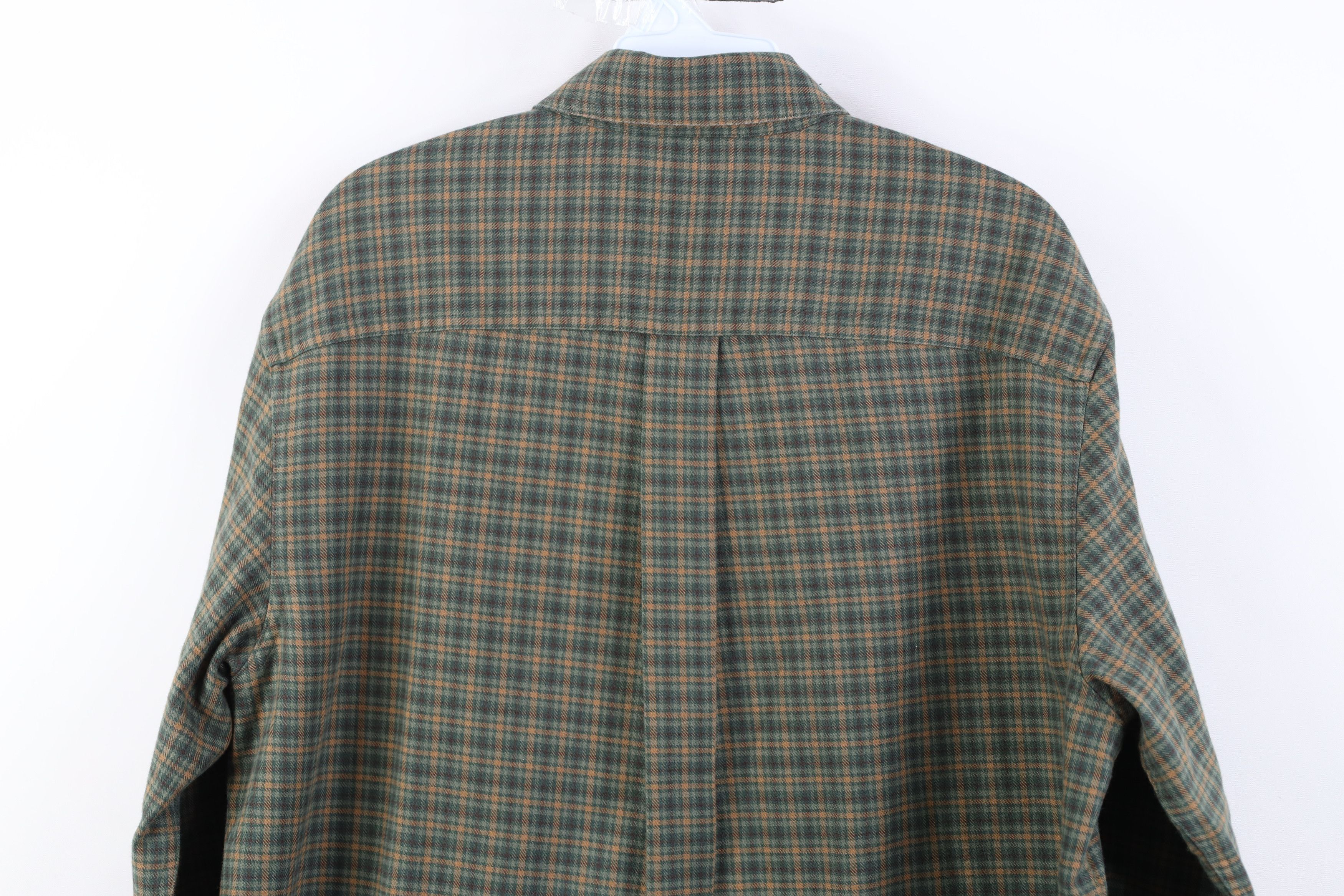 L.L. Bean Vintage LL Bean Flannel Collared Button Down Shirt Plaid Size US M / EU 48-50 / 2 - 9 Thumbnail