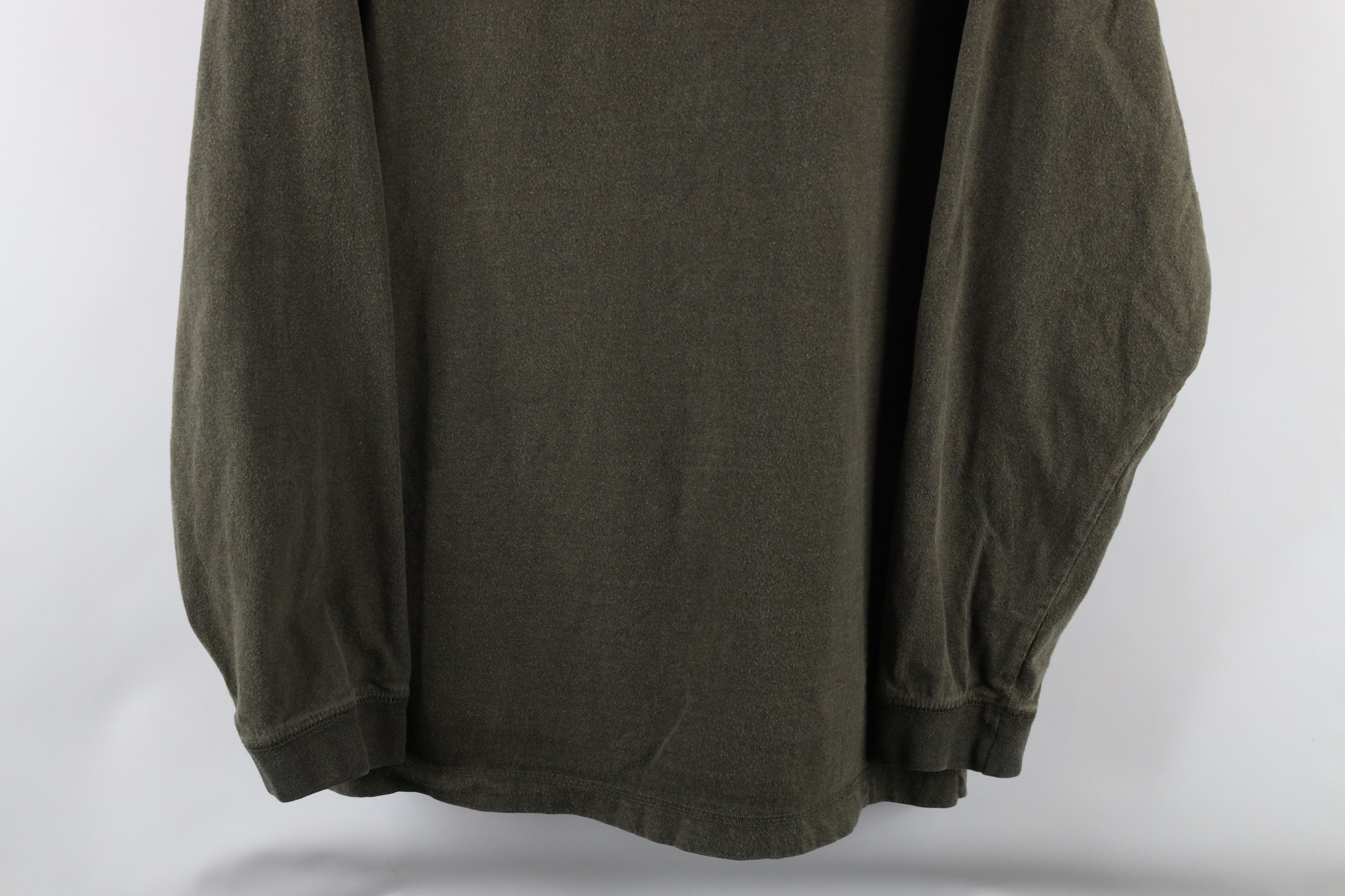 Vintage Vintage 90s Streetwear Long Sleeve Henley T-Shirt Green Size US L / EU 52-54 / 3 - 3 Thumbnail
