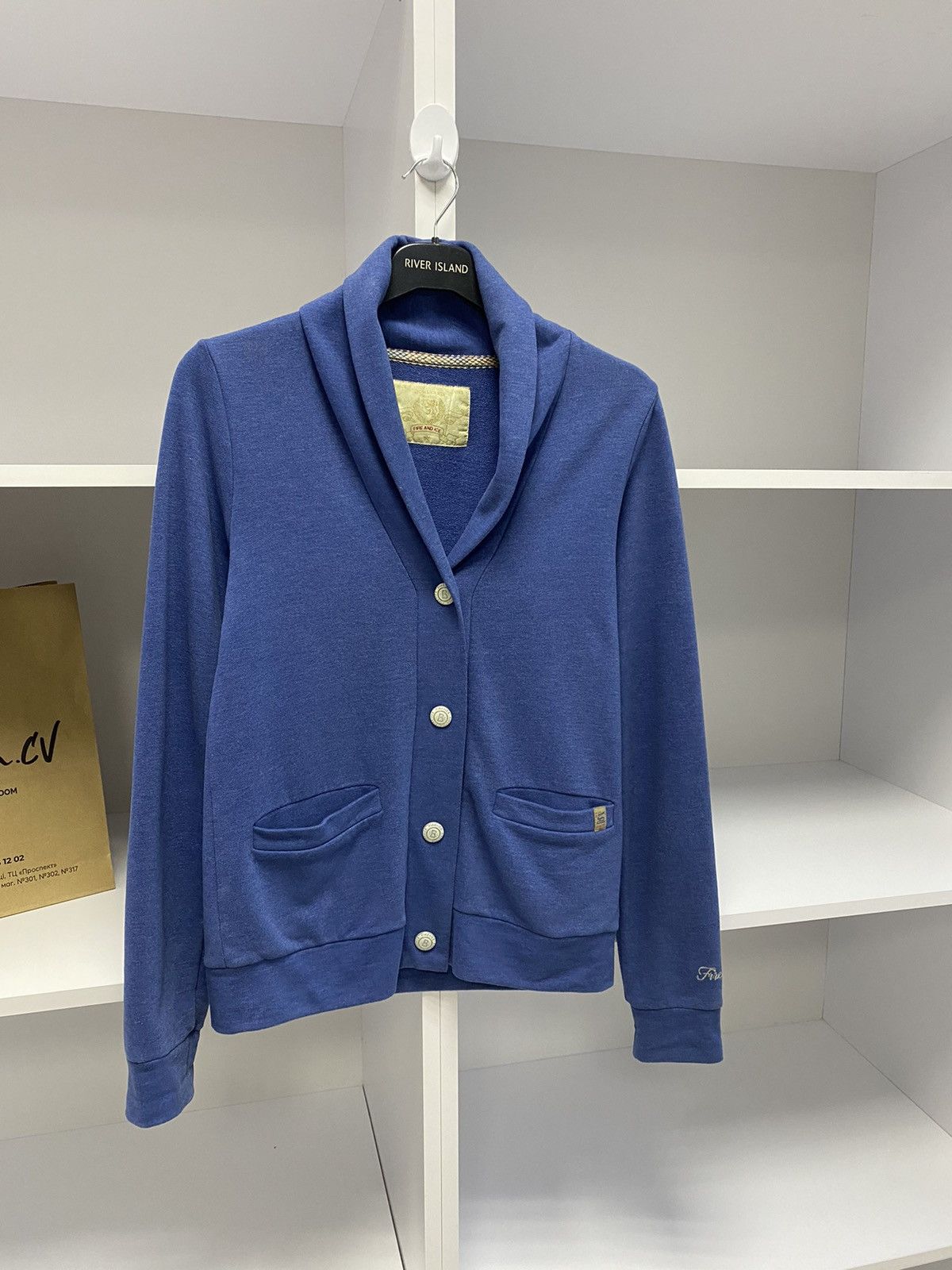 Bogner × Designer × Vintage Vintage Bogner Fire + Ice women's blue cardigan Size S / US 4 / IT 40 - 6 Thumbnail