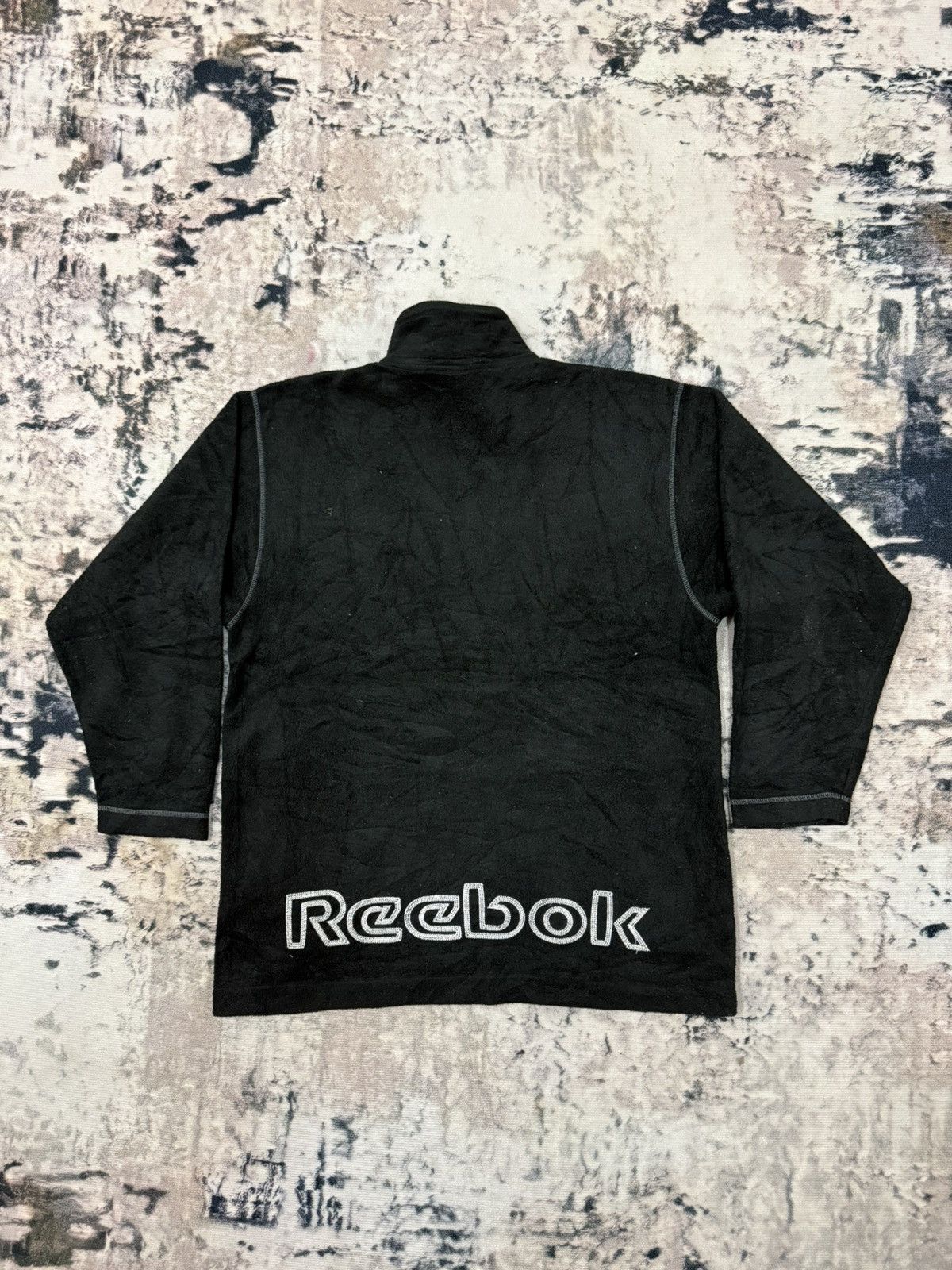 Reebok Reebok Backhit Embroidery Logo Zip Up Sweater Jacket Size US M / EU 48-50 / 2 - 1 Thumbnail