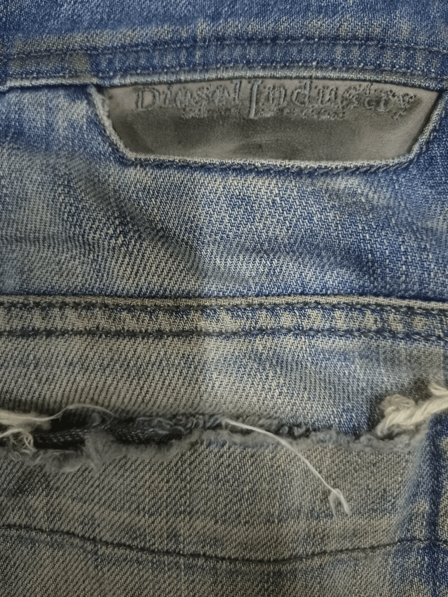 Diesel Vintage Diesel Industry Safado Mud Wash Distressed Jeans Size US 32 / EU 48 - 10 Thumbnail