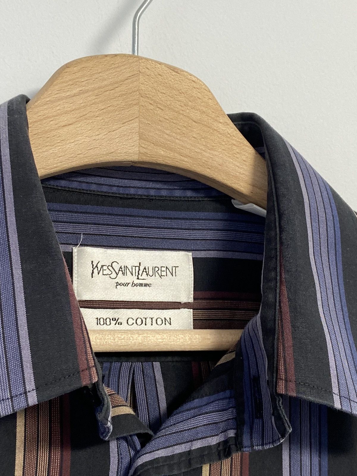 Yves Saint Laurent Yves Saint Laurent Button Up Shirt Size US L / EU 52-54 / 3 - 9 Thumbnail
