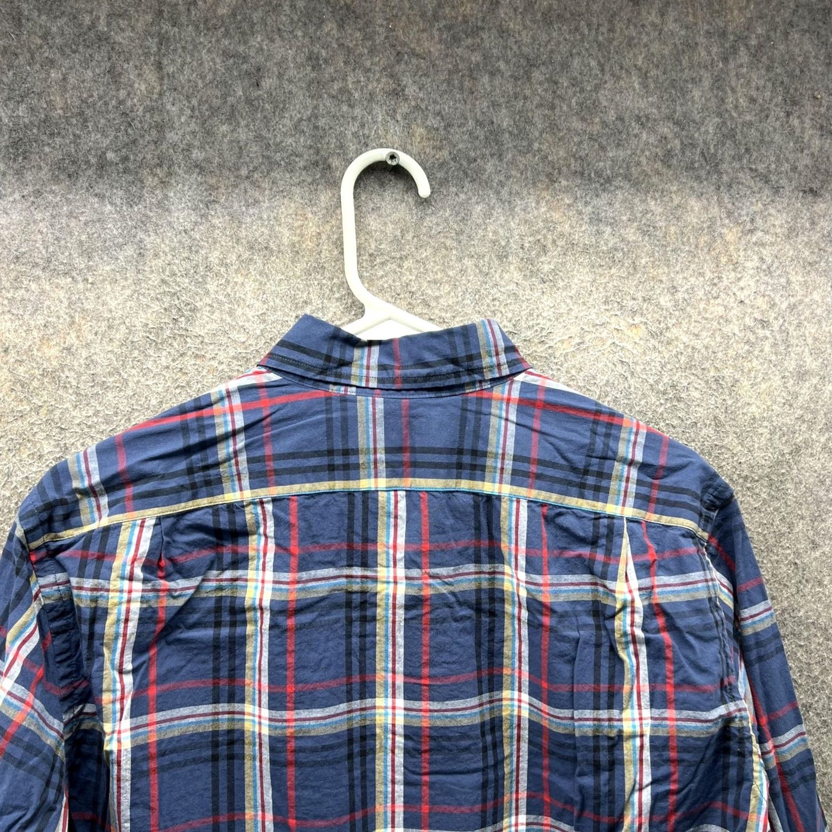 J.Crew J.Crew Shirt Mens Medium Blue Plaid Flex Washed Stretch Button Down Casual Shirts Button-Up Collared Long Sleeve Classic Fit Mens Size US M / EU 48-50 / 2 - 7 Thumbnail