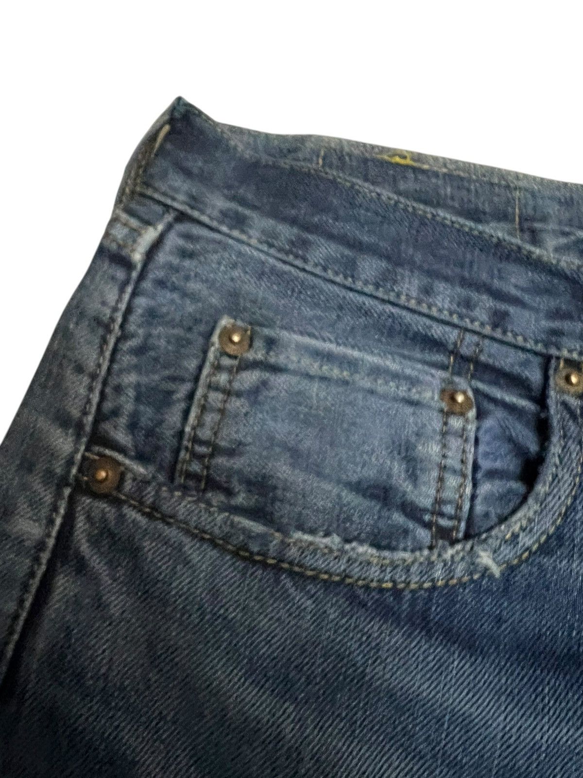 Levi's 90’s Levis 502 Big E Selvedge Distress Jean Size US 36 / EU 52 - 10 Thumbnail
