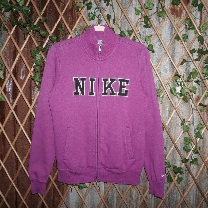 Nike Medium - Vintage Y2K Nike zip up 00s embroider spellout zip Size US M / EU 48-50 / 2 - 1 Thumbnail