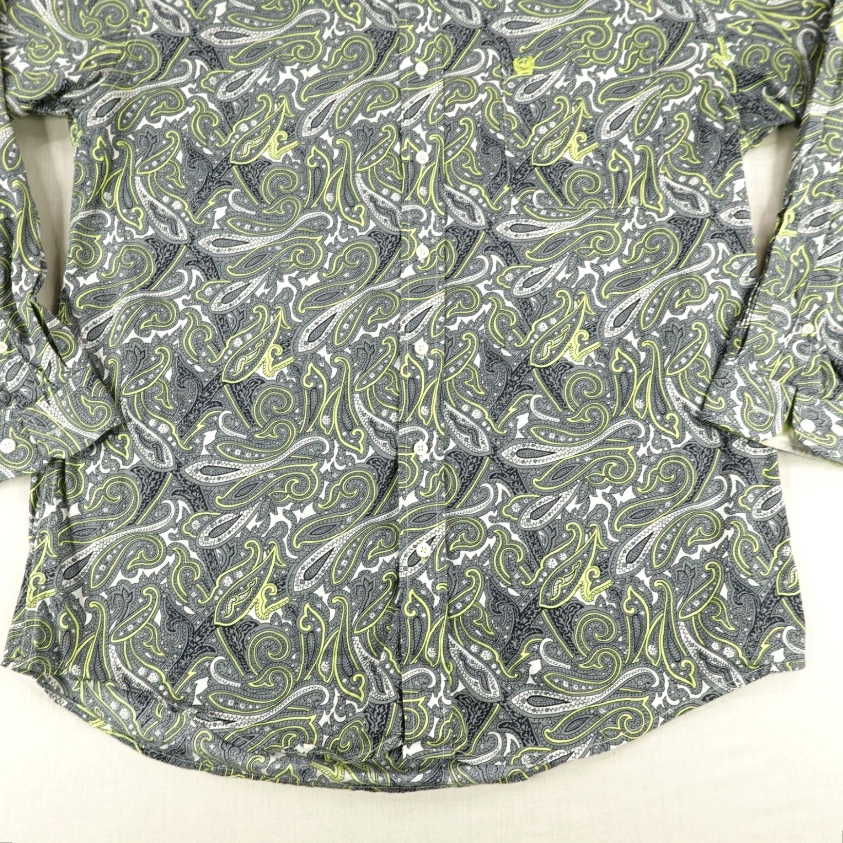 Vintage VINTAGE Cinch Shirt Mens Large Green Paisley Western Button-Up Rodeo Cowboy Size US L / EU 52-54 / 3 - 4 Thumbnail