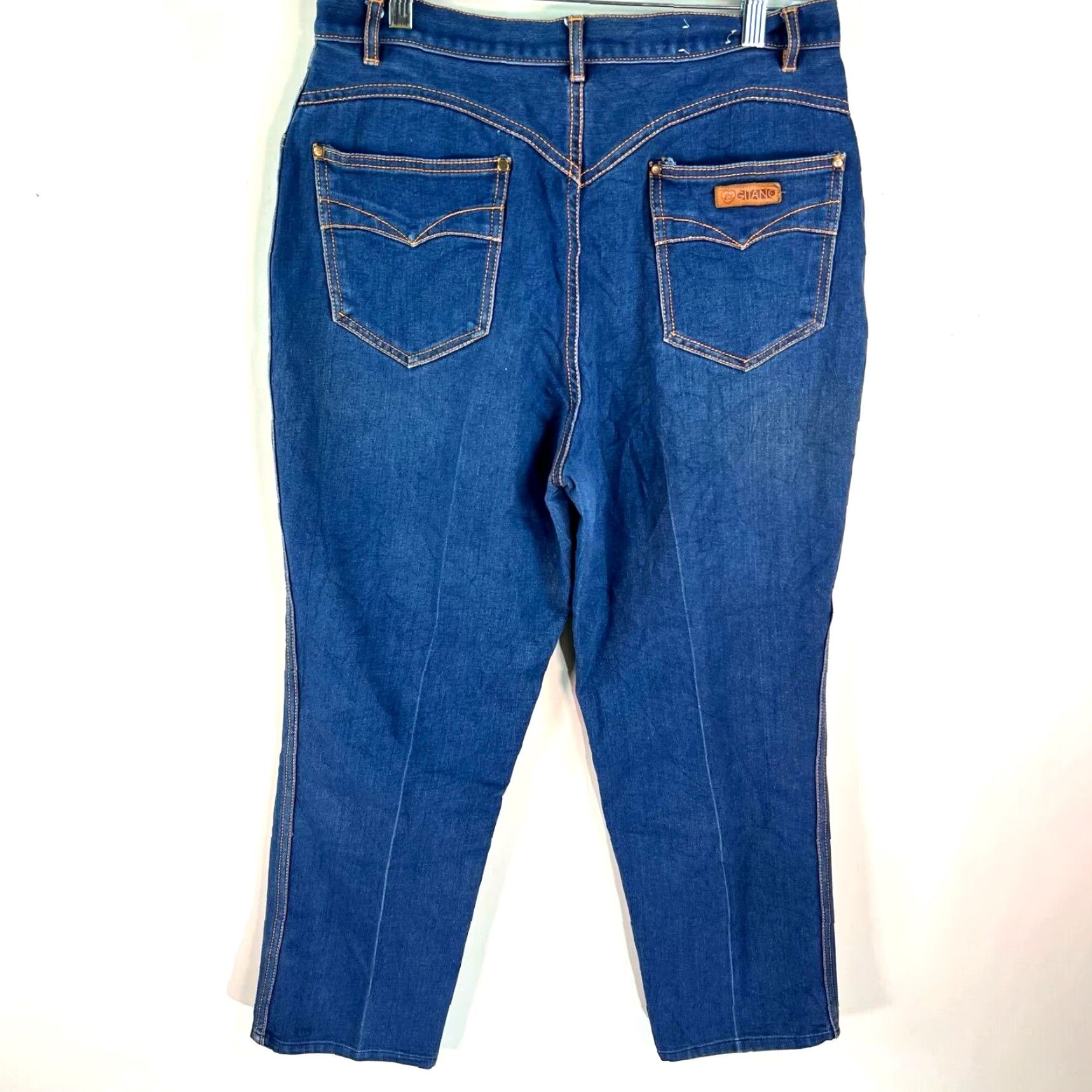 Vintage Gitano Total Control Stretch Boot Cut Jeans Women's 32x28 Blue Denim 18 Vintage Size 40" / US 18 - 7 Thumbnail