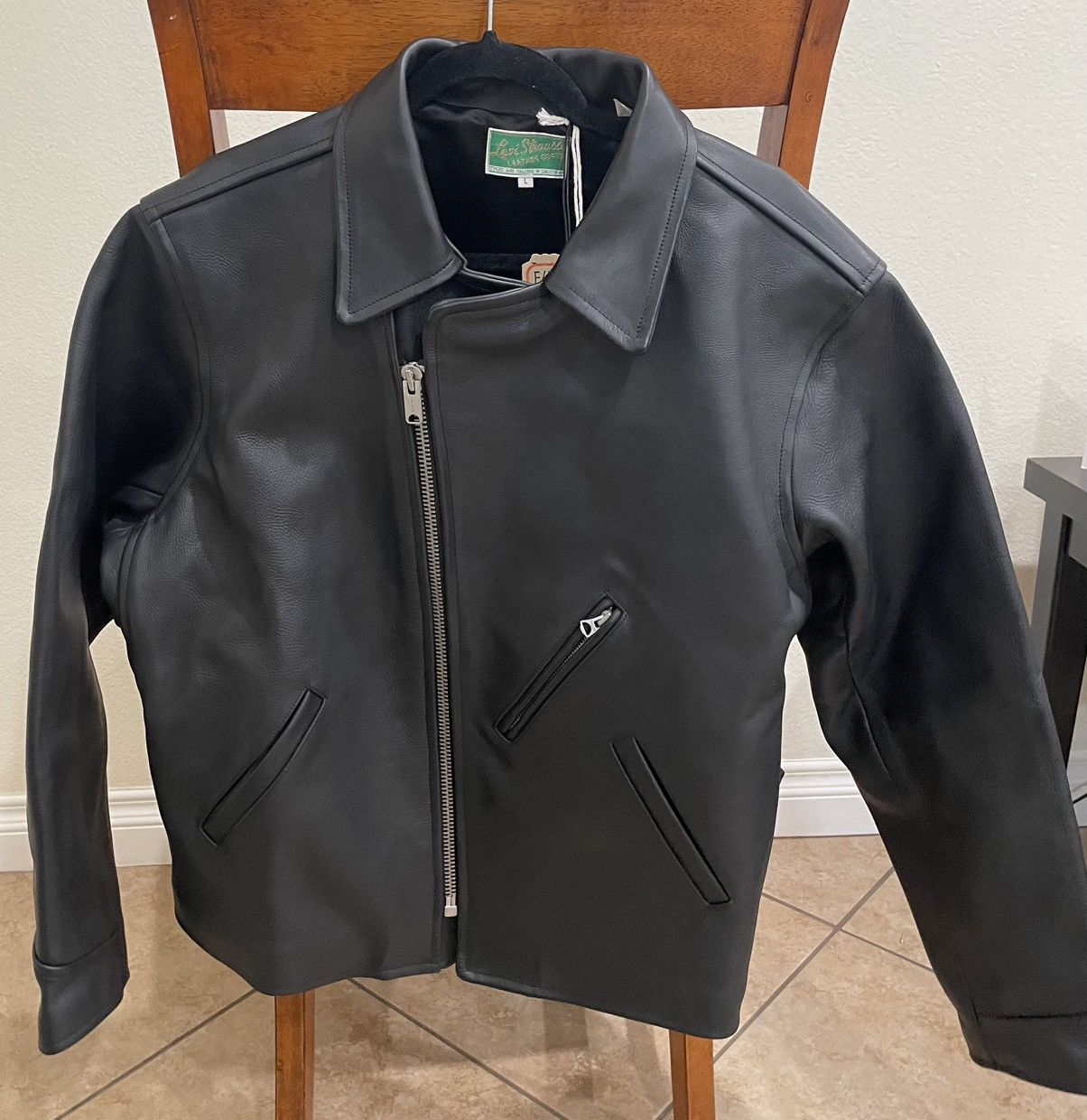Levi's Vintage Clothing Mens Levis Biker Jacket Size US L / EU 52-54 / 3 - 2 Thumbnail