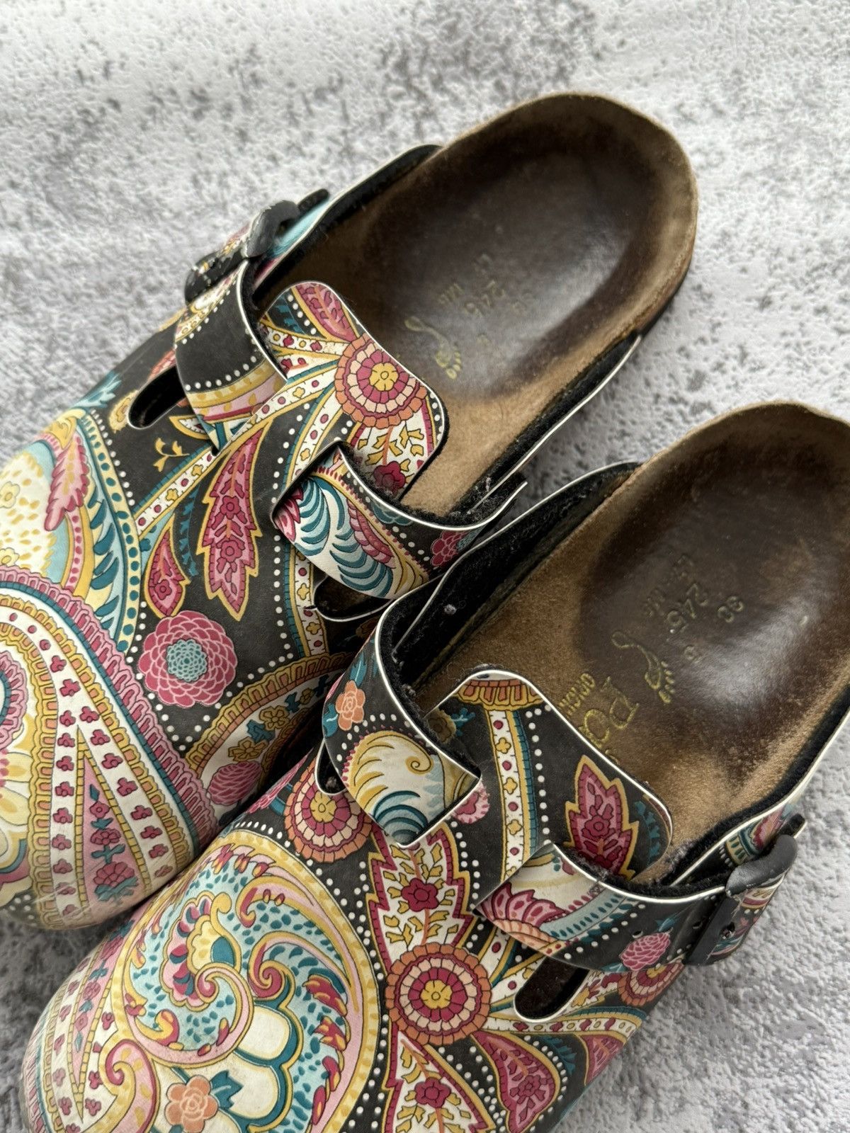 Birkenstock × Vintage Vintage Birkenstock Boston x Papillio Sandals Size US 8 / IT 38 - 13 Thumbnail