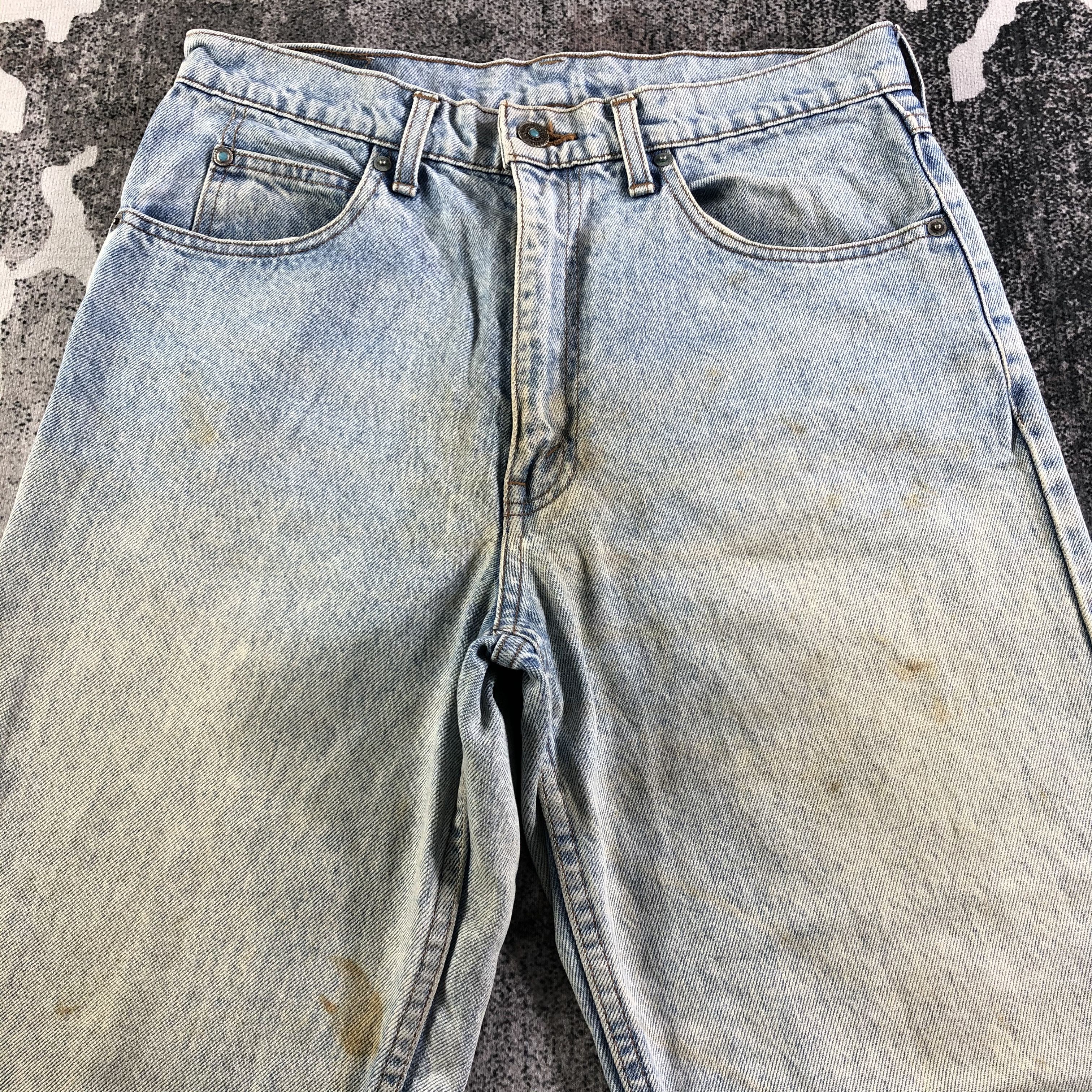 Levi's Vintage Levis Jeans Dirty Light Wash Jeans KJ2994 Size US 31 - 3 Thumbnail