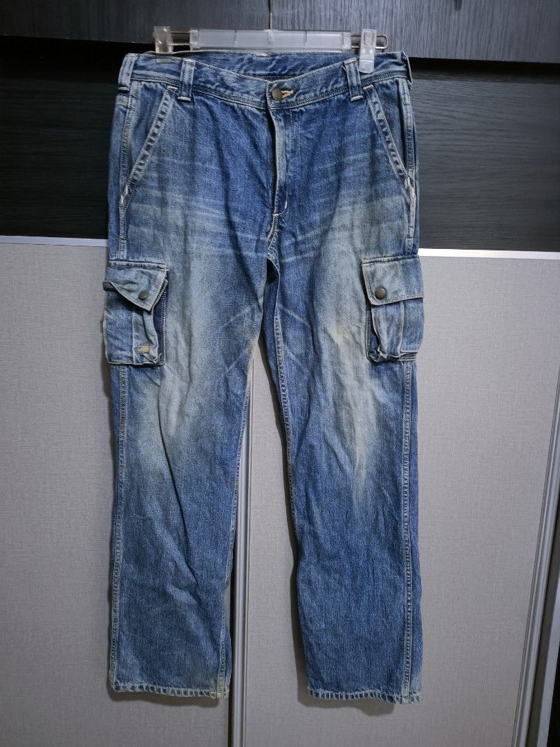 Lee × Vintage Vintage lee cargo jeans Size US 32 / EU 48 - 1 Thumbnail