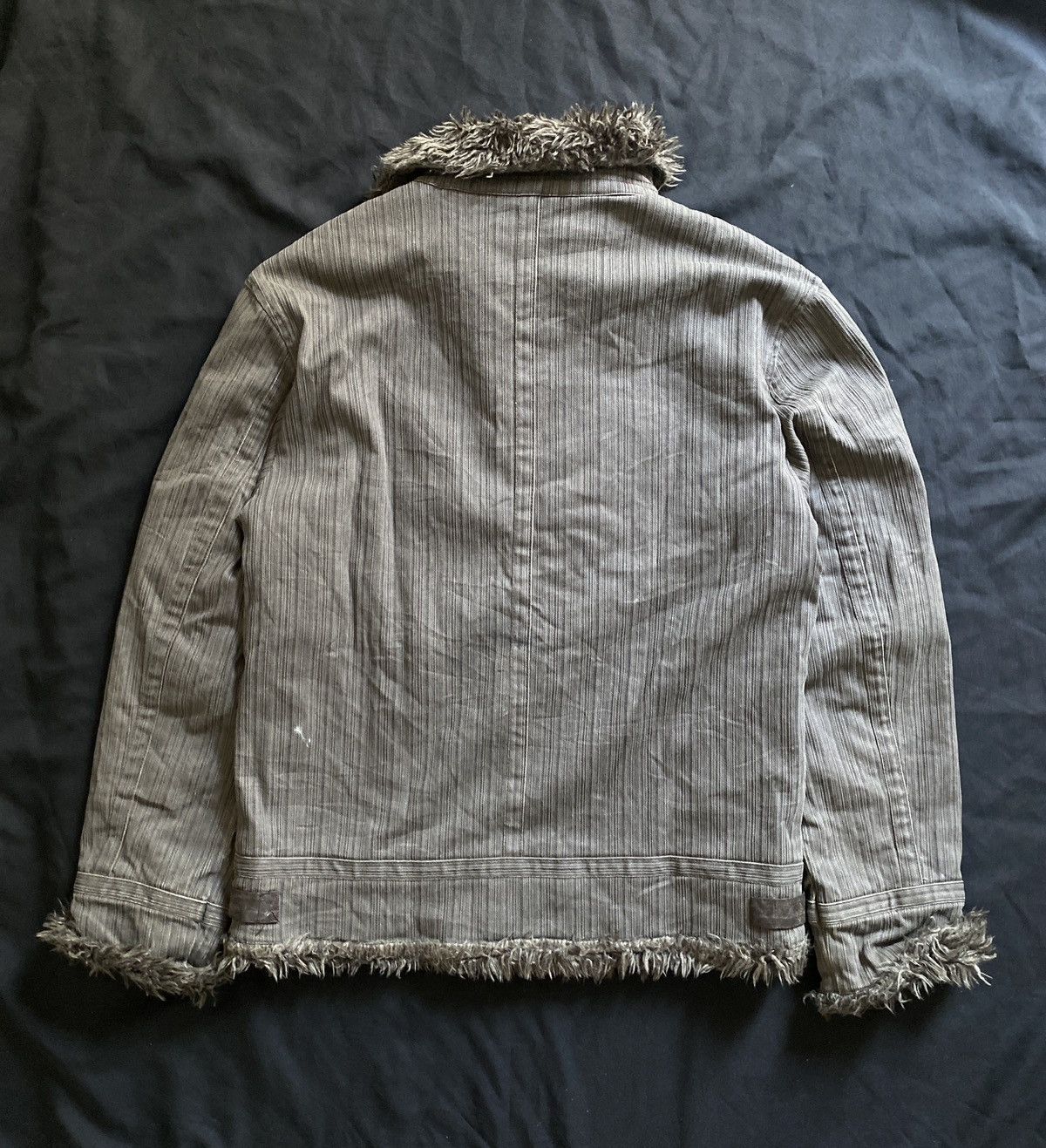 Isamu Katayama Backlash JAPANESE BAYCREST FUR JACKET SEDITIONARIES PUNK STYLE Size US XL / EU 56 / 4 - 7 Thumbnail