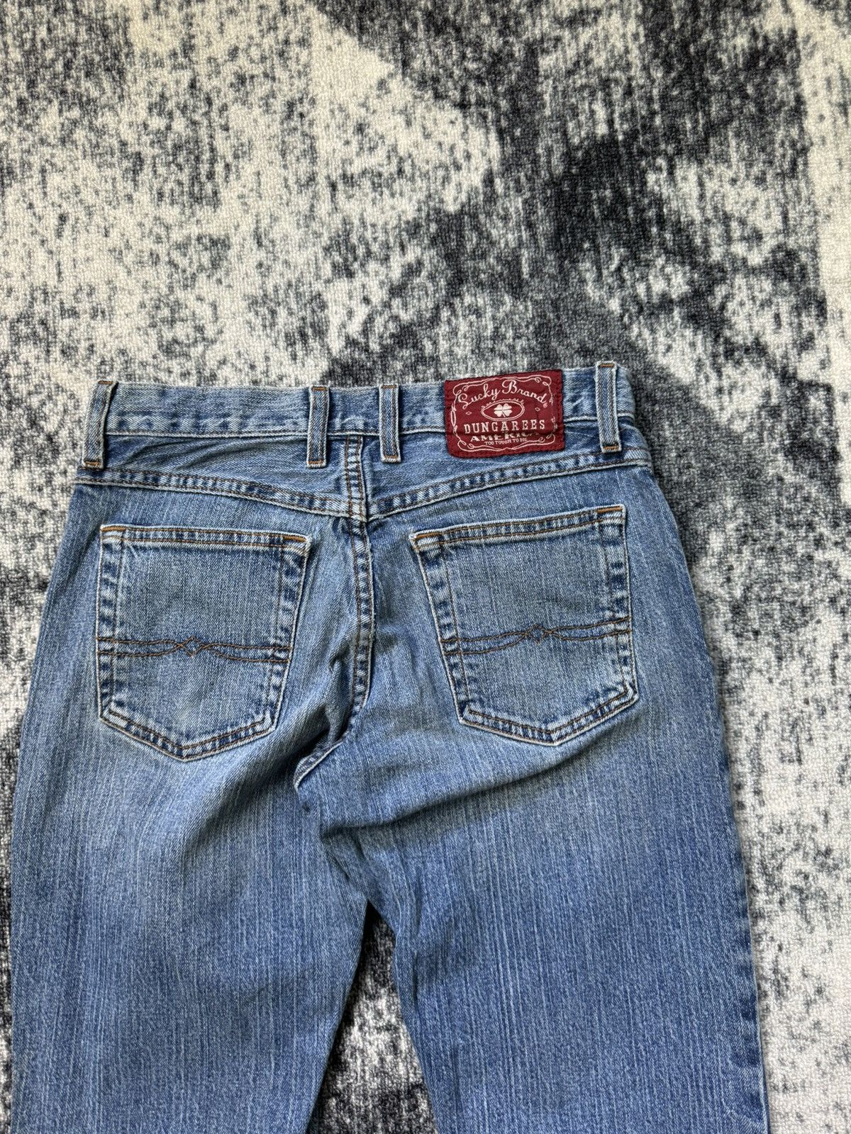 Lucky Brand Vintage Lucky Brand Made In USA Baggy Opium Denim Jeans Size 27" / US 4 / IT 40 - 3 Thumbnail
