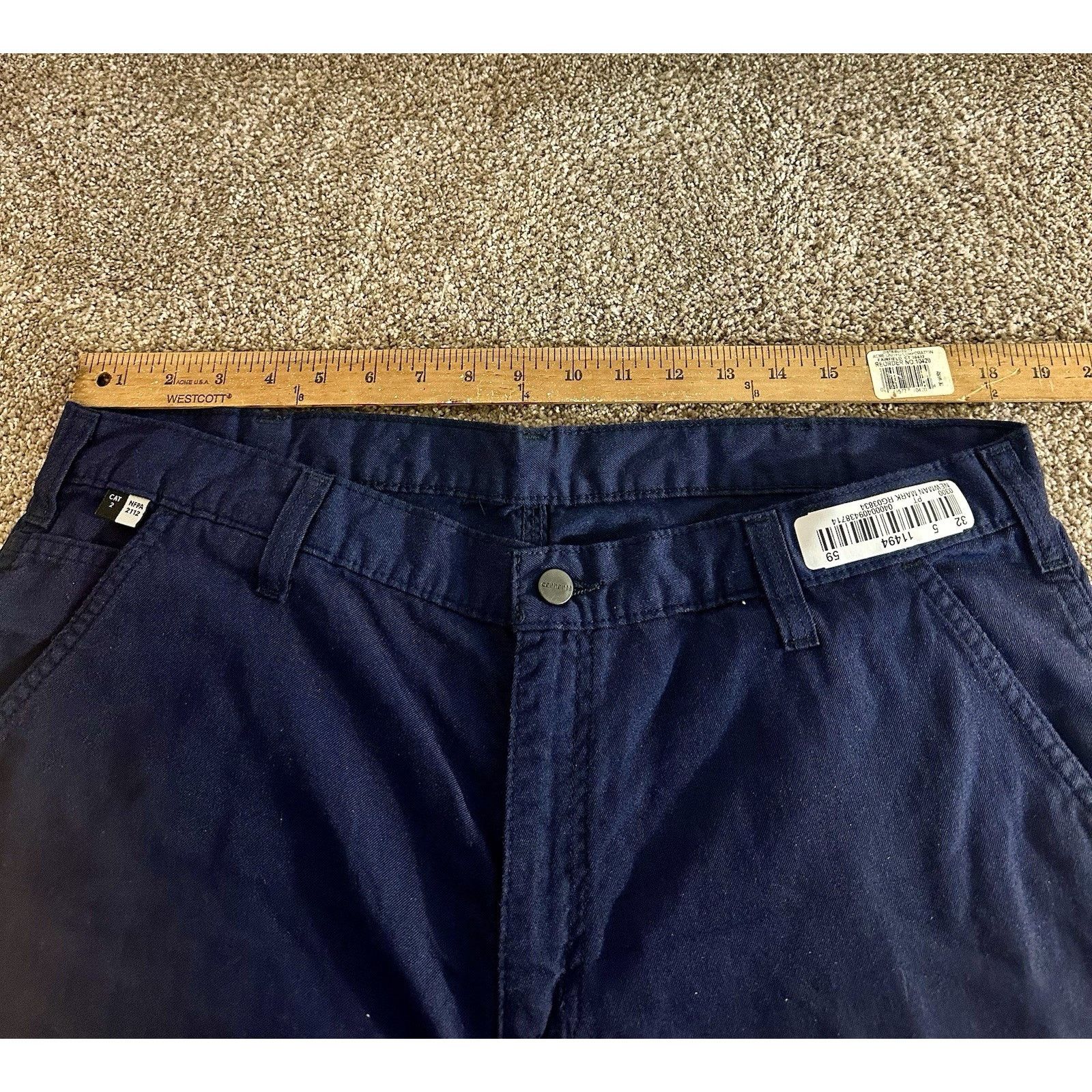 Carhartt Carhartt FR Flame-Resistant 38x34 Navy Cat 2 Size US 38 / EU 54 - 6 Thumbnail