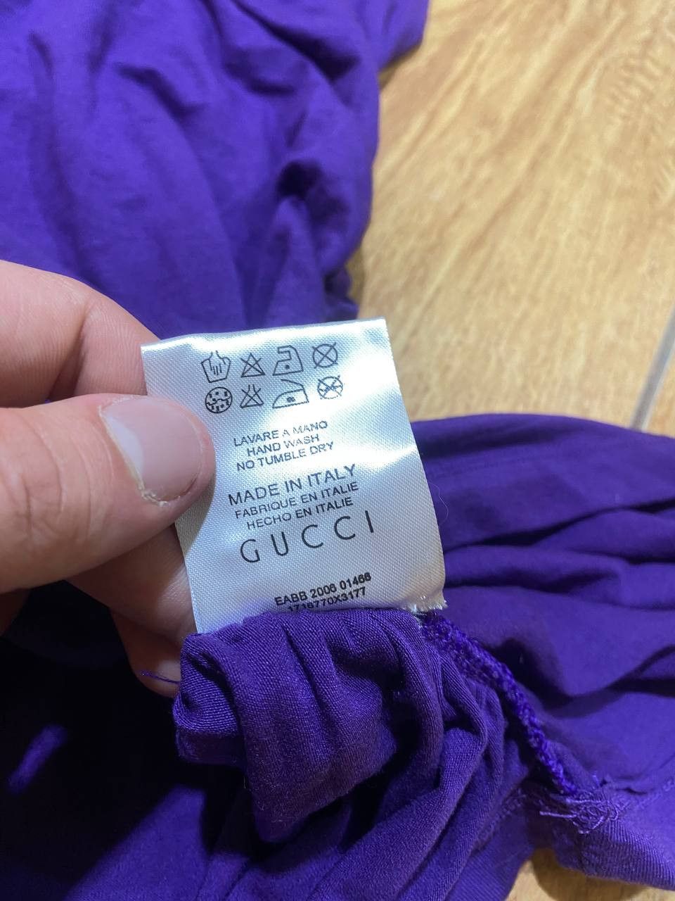 Gucci Women’s Gucci Purple Short Sleeve dress Designer Italy Size L / US 10 / IT 46 - 3 Thumbnail