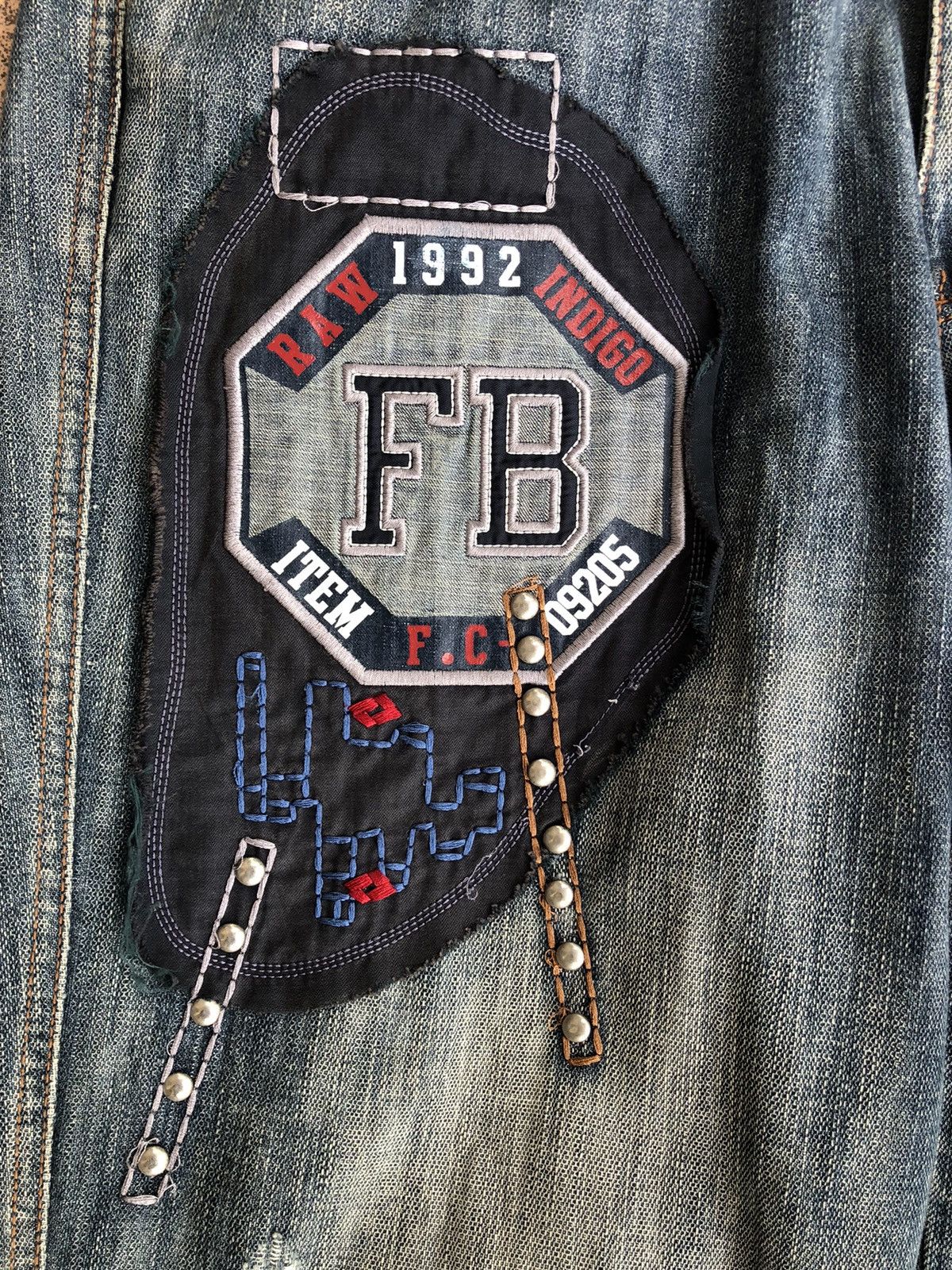 Fubu Fubu baggy embroidered jeans Size US 37 - 5 Thumbnail