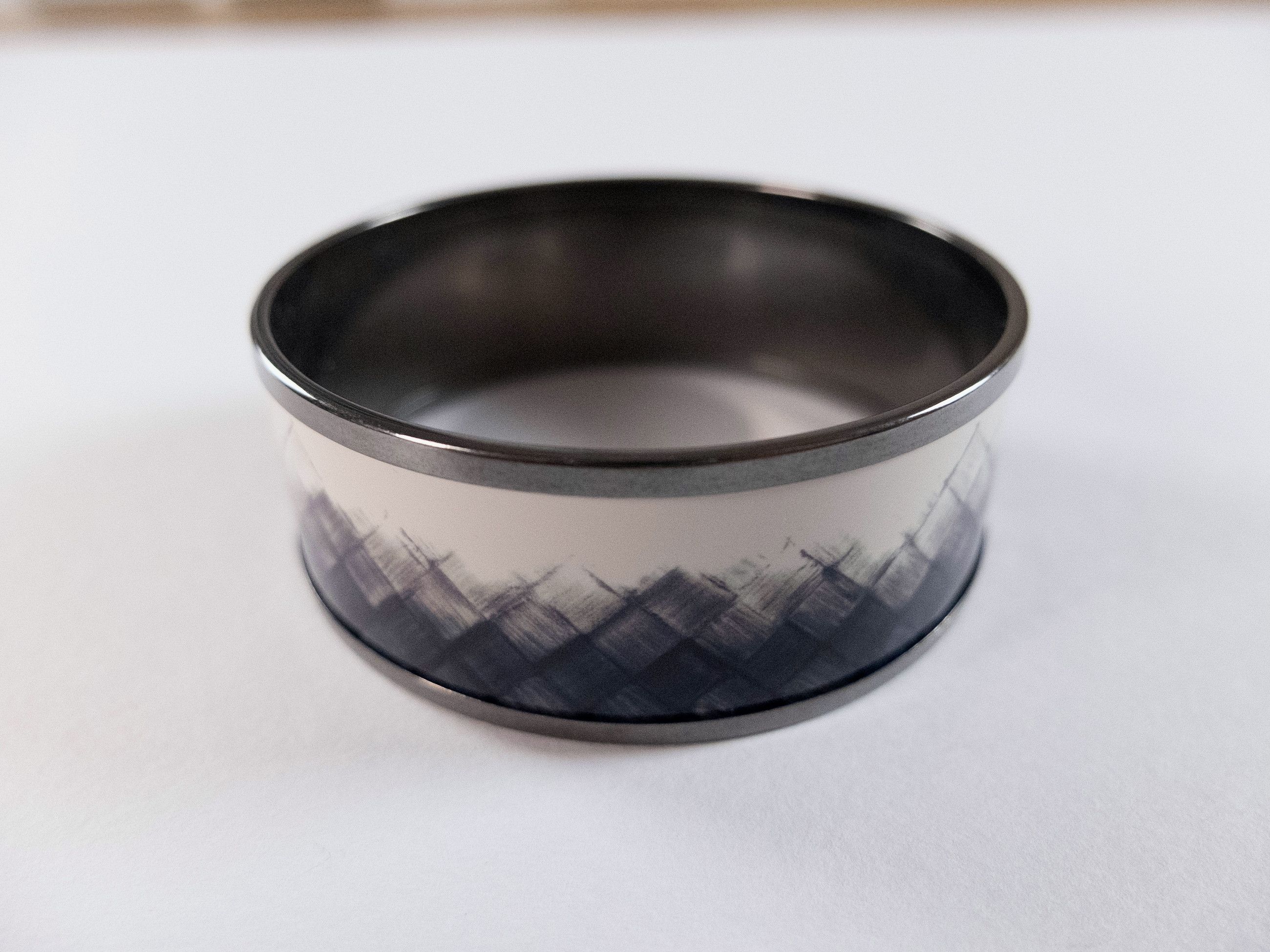 Bottega Veneta BOTTEGA VENETA white intrecciato print bangle bracelet q Size ONE SIZE - 5 Thumbnail