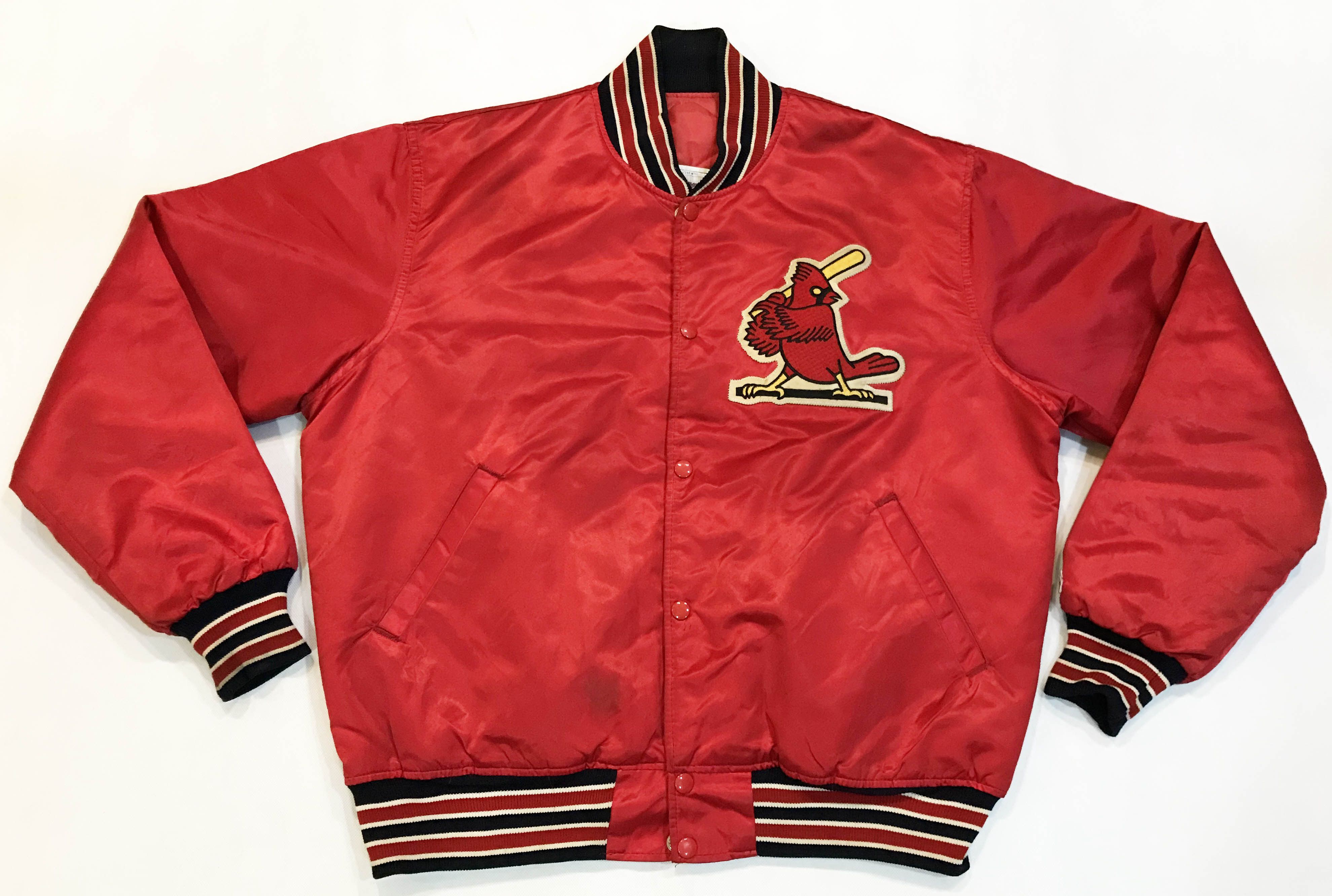 MLB × Starter × Vintage Vintage Starter MLB St. Louis Cardinals Bomber Satin Jacket Size US L / EU 52-54 / 3 - 1 Thumbnail