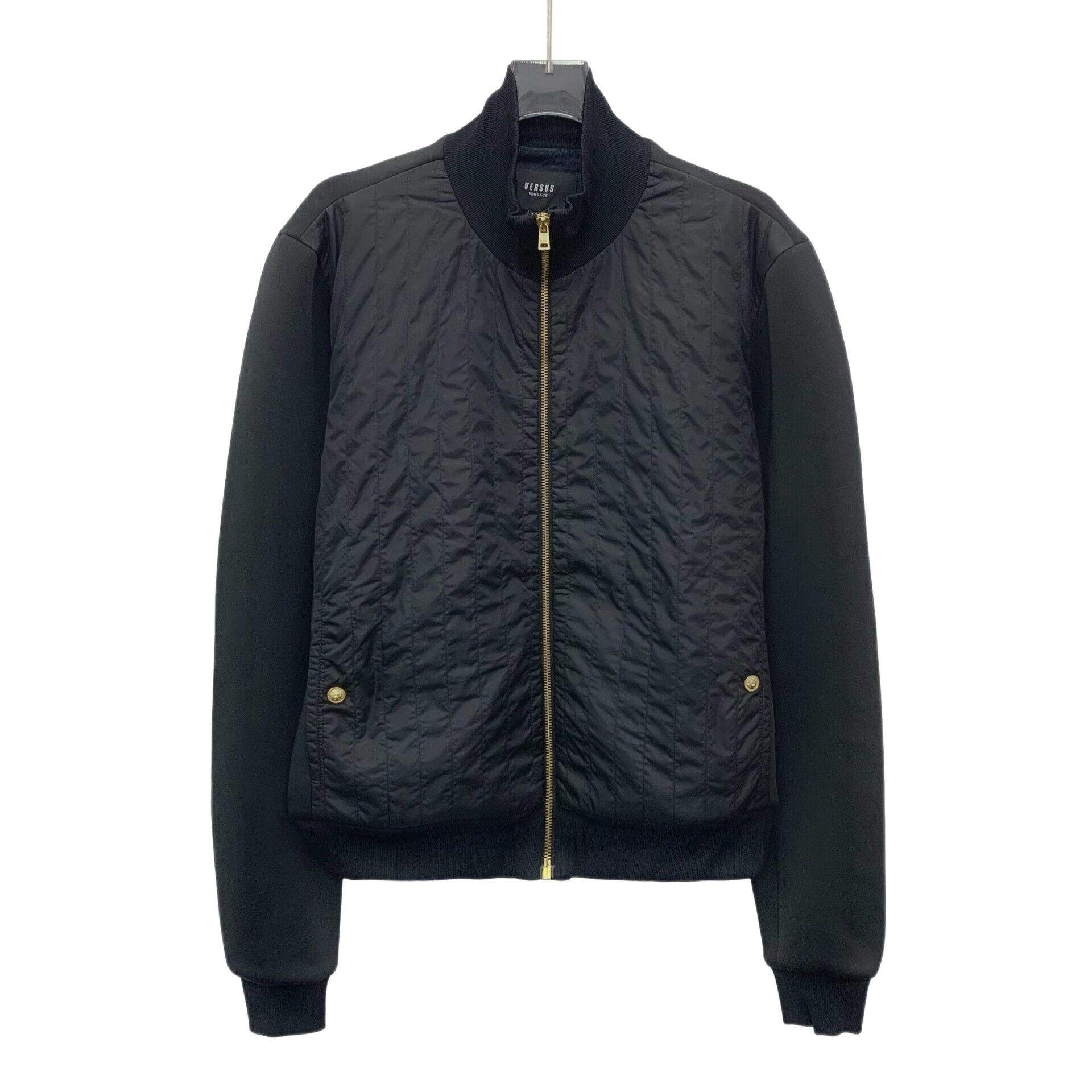 Versus Versace Versus Versace Quilted Gold Logo Jacket 46 Size US S / EU 44-46 / 1 - 1 Thumbnail