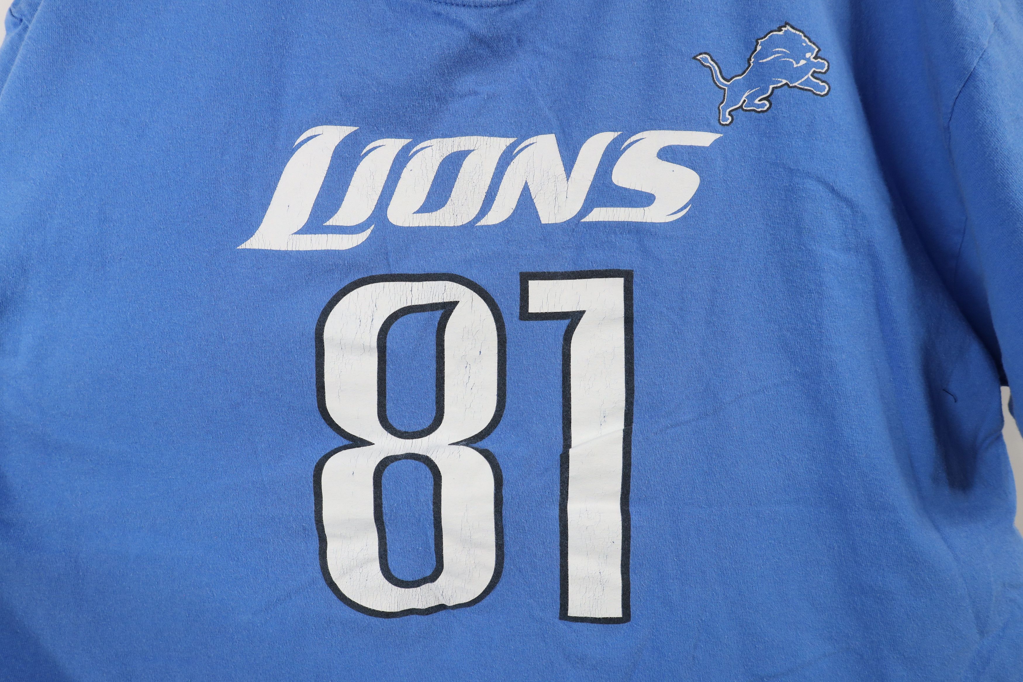 Vintage Vintage Y2K NFL Johnson Lions Football Jersey T-Shirt Size US XL / EU 56 / 4 - 4 Thumbnail
