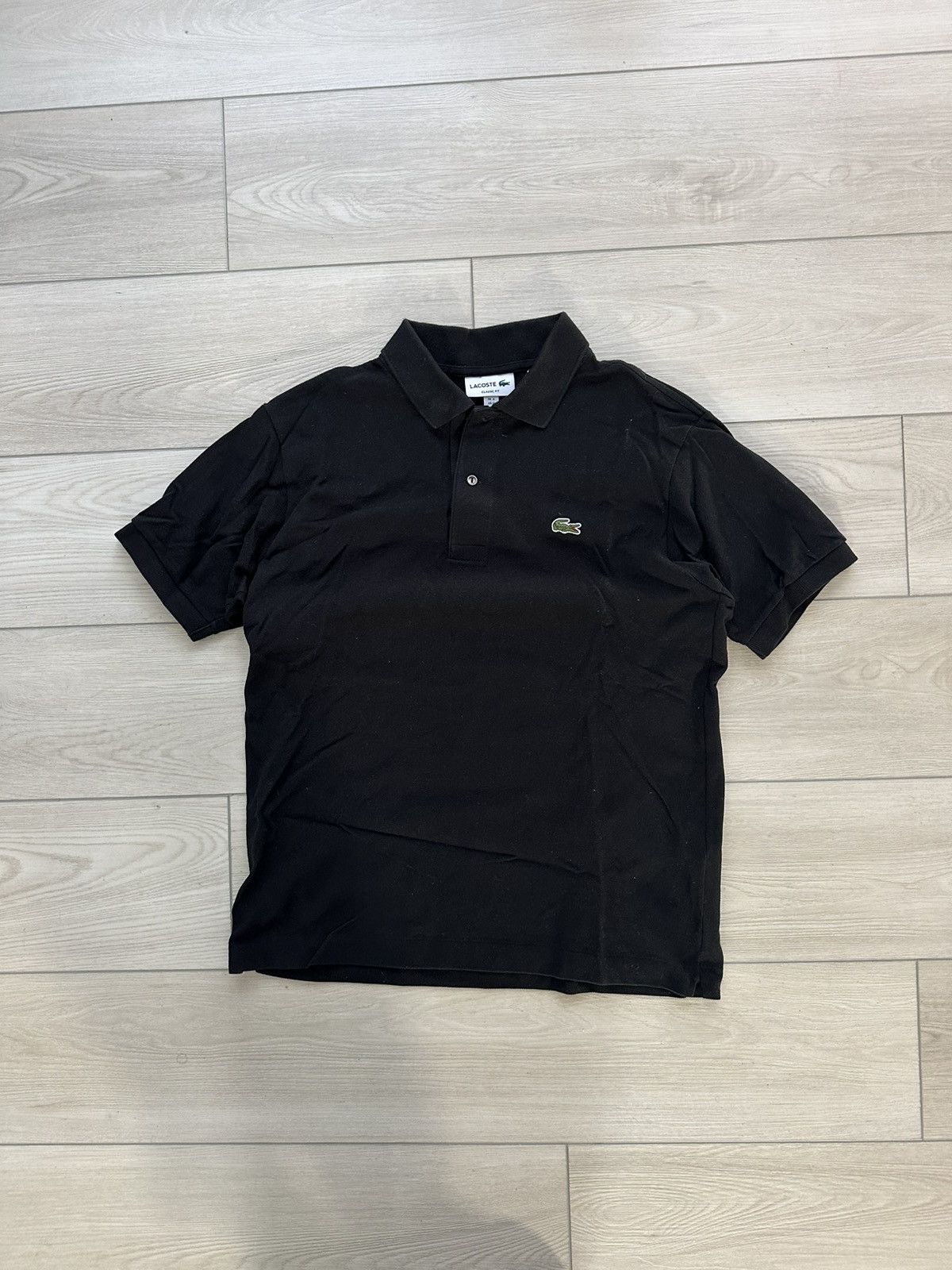 Vintage Lacoste polo black
