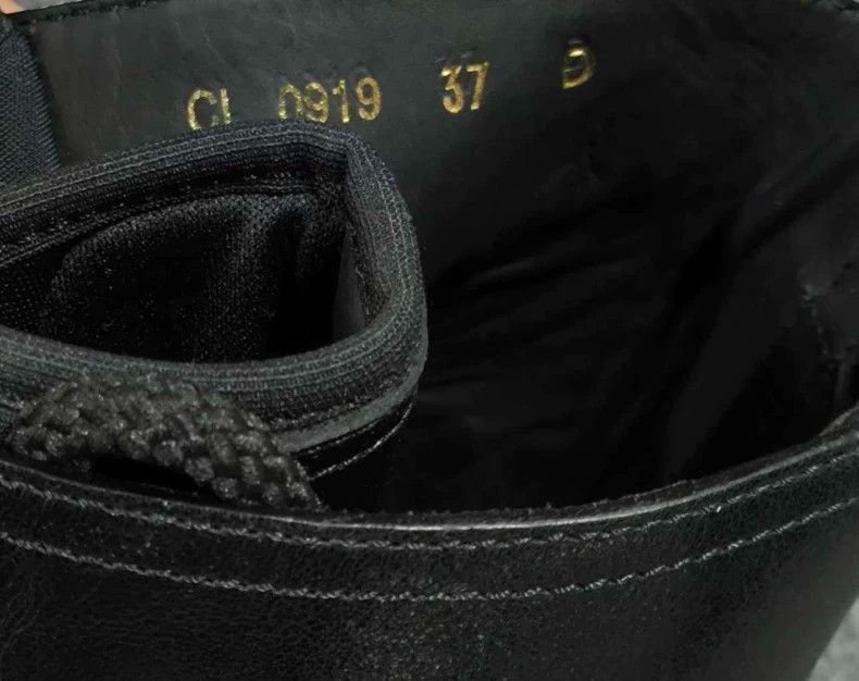 Dior Dior Black Martin Boots by Dior-2507 Size US 5 / EU 37 - 6 Thumbnail