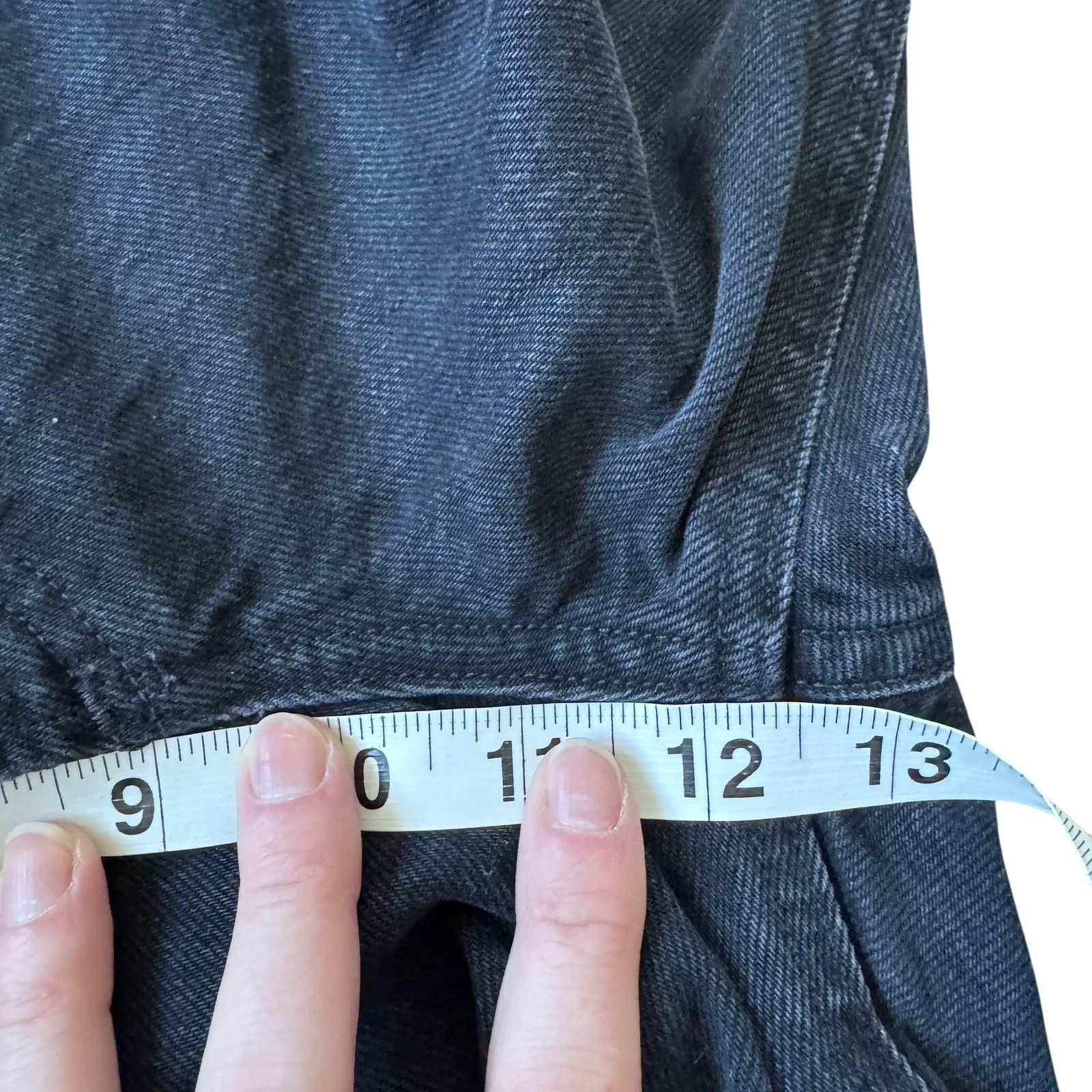Agolde AGOLDE 90s Crop Jean Bauhaus Distressed Black Size 25" / US 0 / IT 36 - 11 Thumbnail