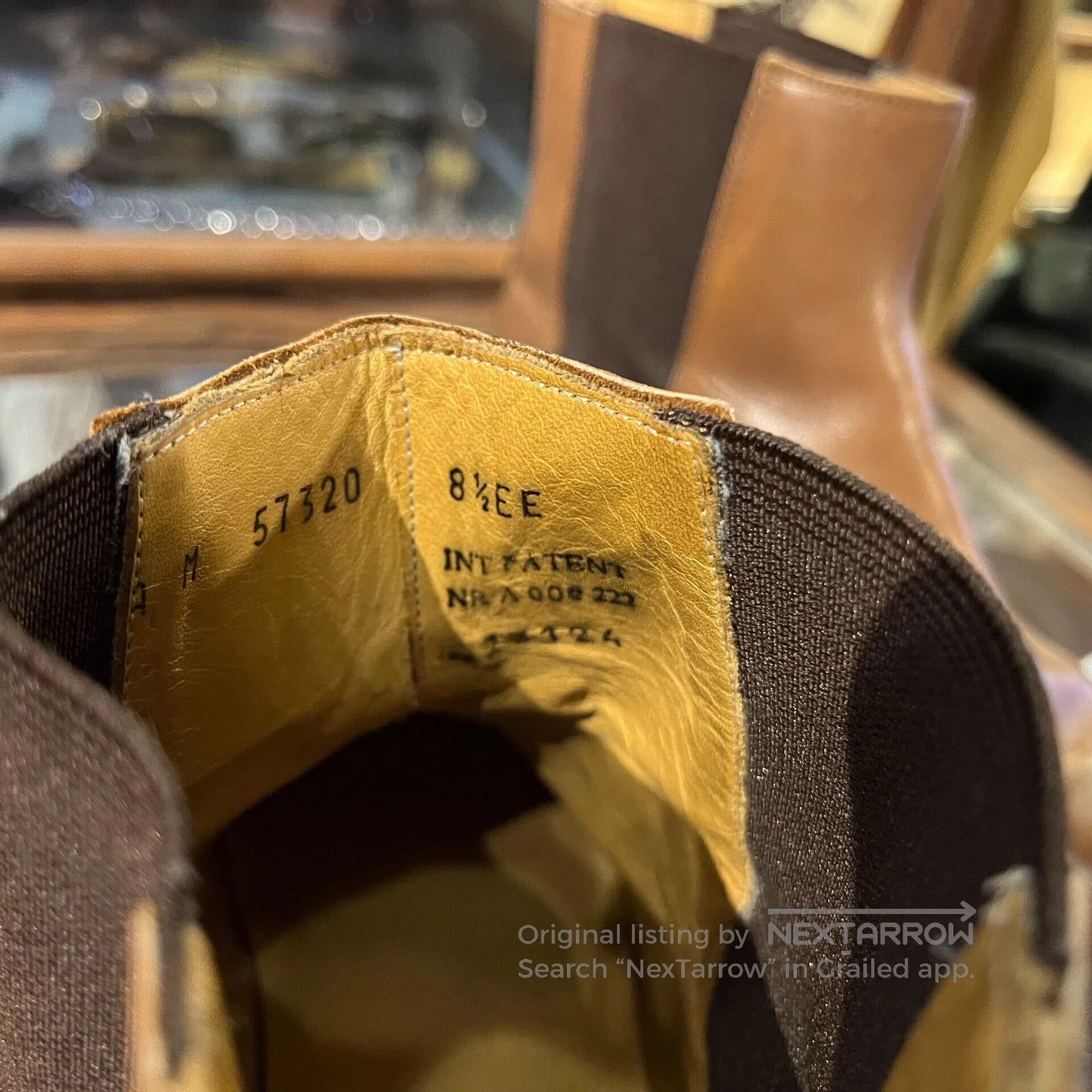 RRL Ralph Lauren brown chelsea boots with brogue detailing. Size US 8.5 / EU 41-42 - 6 Thumbnail