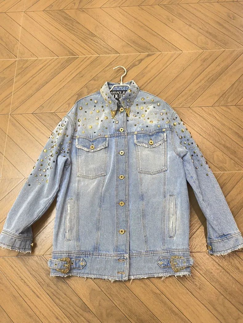 Versace Versace Washed denim jacket Size US XS / EU 42 / 0 - 1 Thumbnail