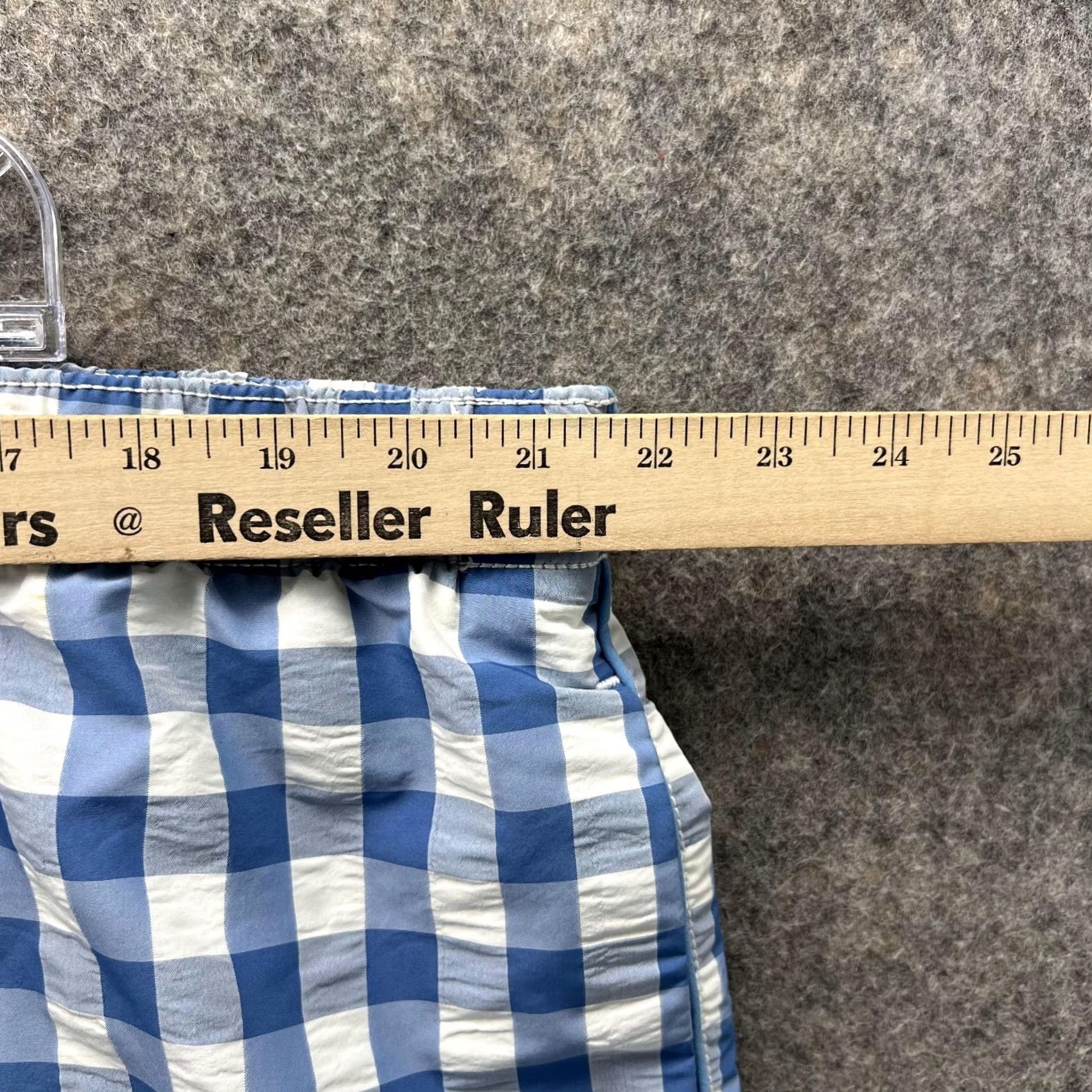 Tommy Bahama Tommy Bahama Shorts Men 2XL Blue Checkered Drawstring Elastic Waist Swim Trunks Habitat Outdoor Beachwear Mens Size US 39 - 5 Thumbnail