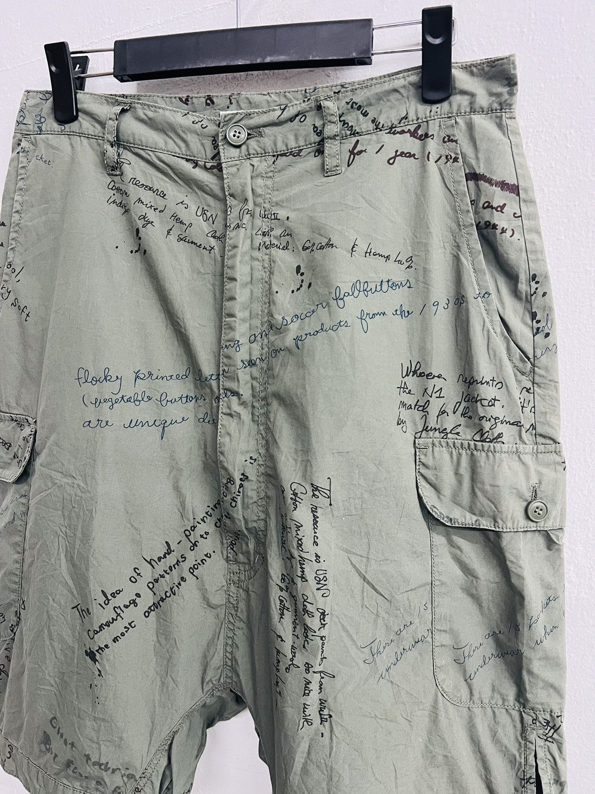 Issey Miyake RARE OG VINTAGE NE-NET ISSEY MIYAKE MILITARY CARGO SHORT Size US 30 / EU 46 - 5 Thumbnail