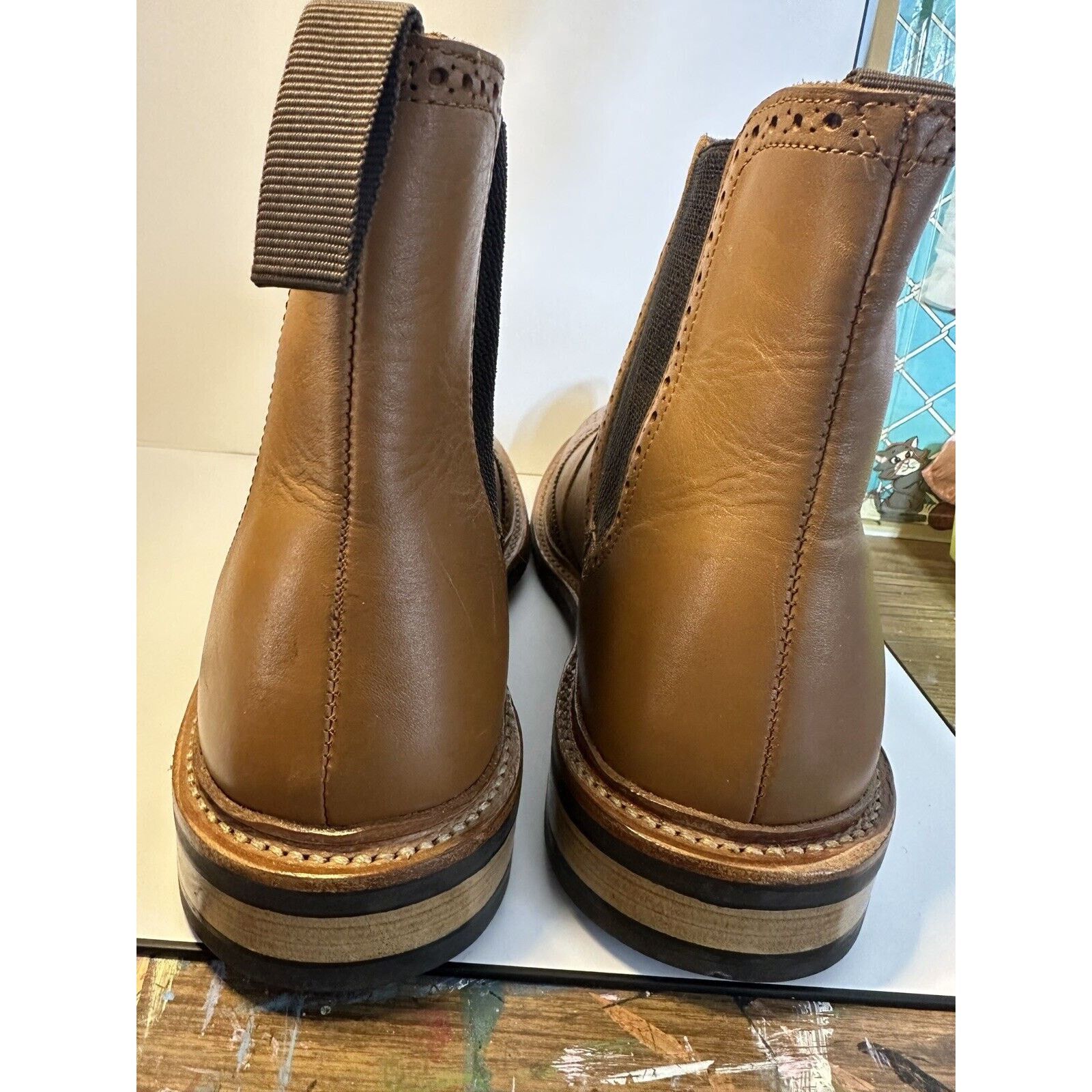 Other Men Samuel Windsor Tan Wing Tip York Country Pull On Boot 12 Size US 12 / EU 45 - 3 Thumbnail