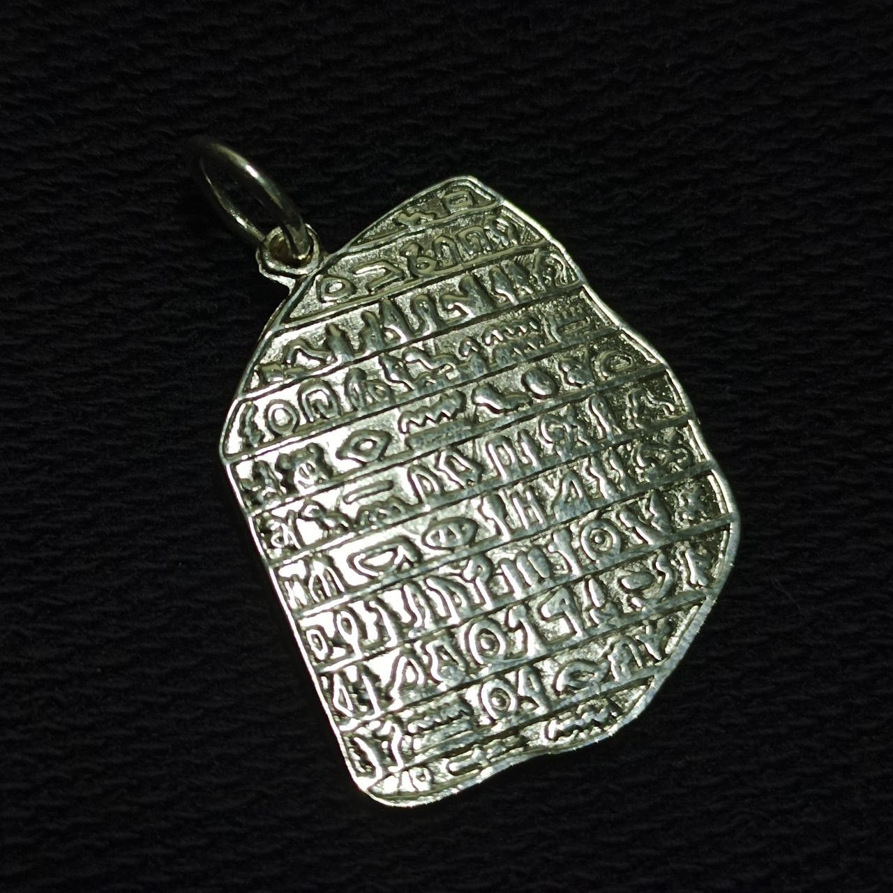 Other Elegant Silver-Plated Egyptian Pendant – Inspired by Ancient Size ONE SIZE - 5 Thumbnail