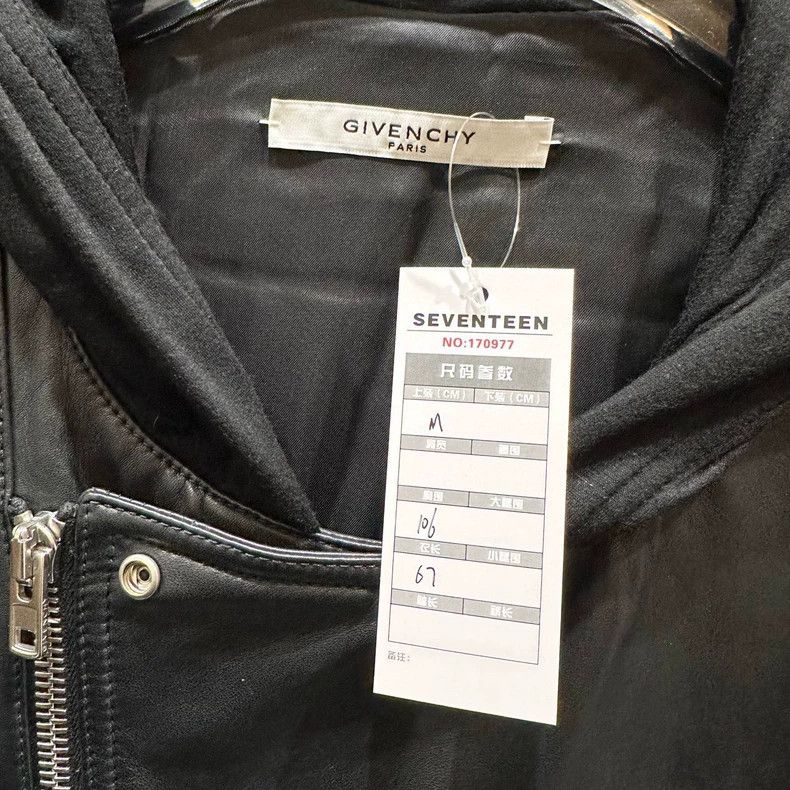 Givenchy Givenchy Black space cotton with leather hooded jacket lea Size US M / EU 48-50 / 2 - 3 Thumbnail