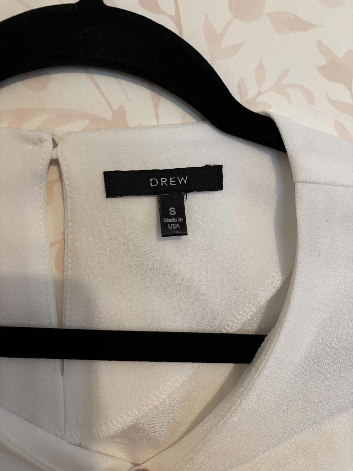Drew House Saks 5th Ave Luxury Brand DREW Blouse with Ruffle Sleeves Size S / US 4 / IT 40 - 4 Thumbnail