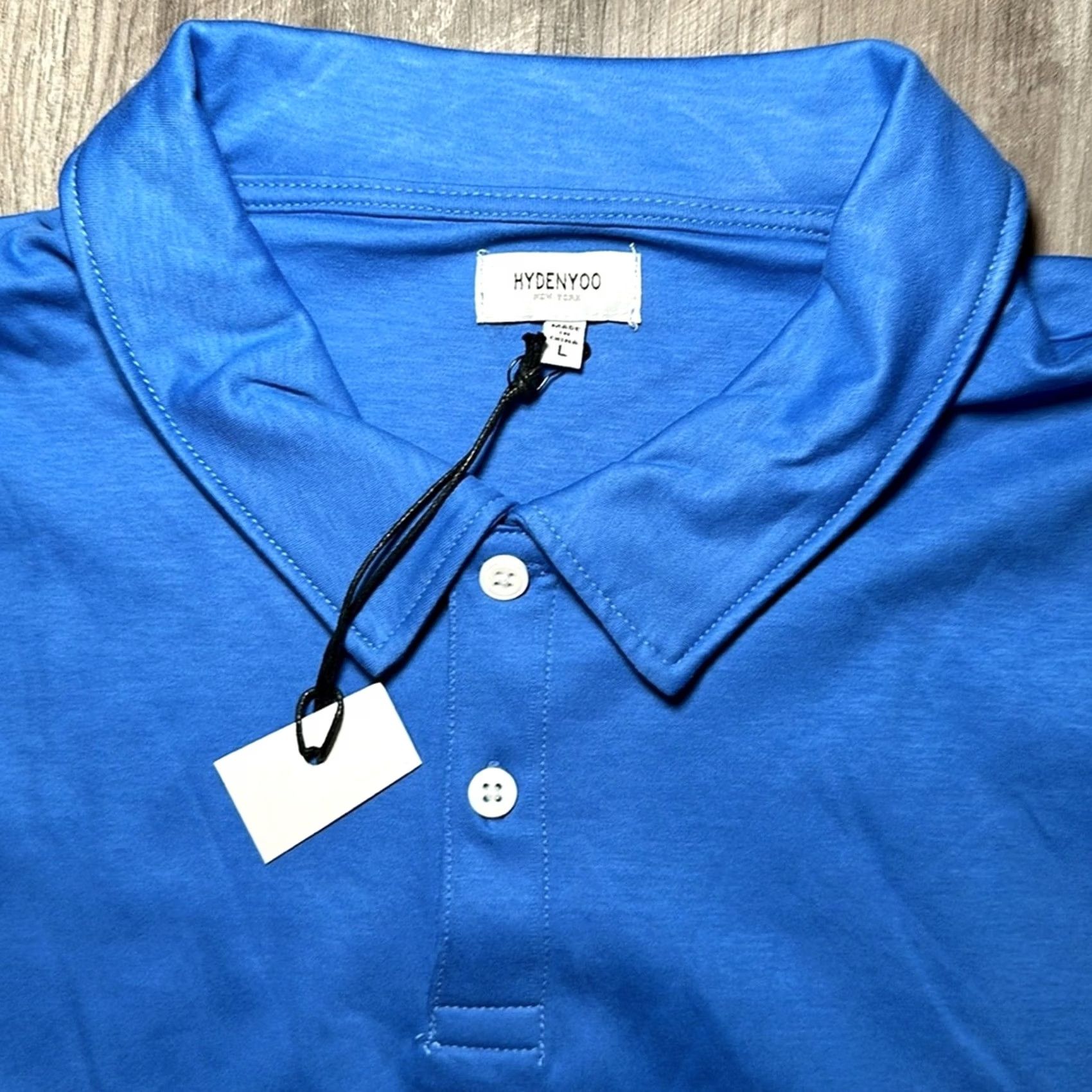Vintage Hyden Yoo New York Polo Mens Large Blue Cotton 100% Shirt L Size US L / EU 52-54 / 3 - 5 Thumbnail