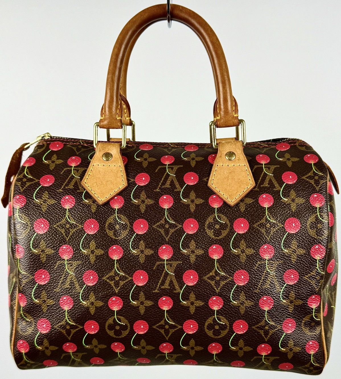 Louis Vuitton × Takashi Murakami Louis Vuitton - Takashi Murakami - SS2005 -Cerises Speedy 25 Size ONE SIZE - 6 Thumbnail