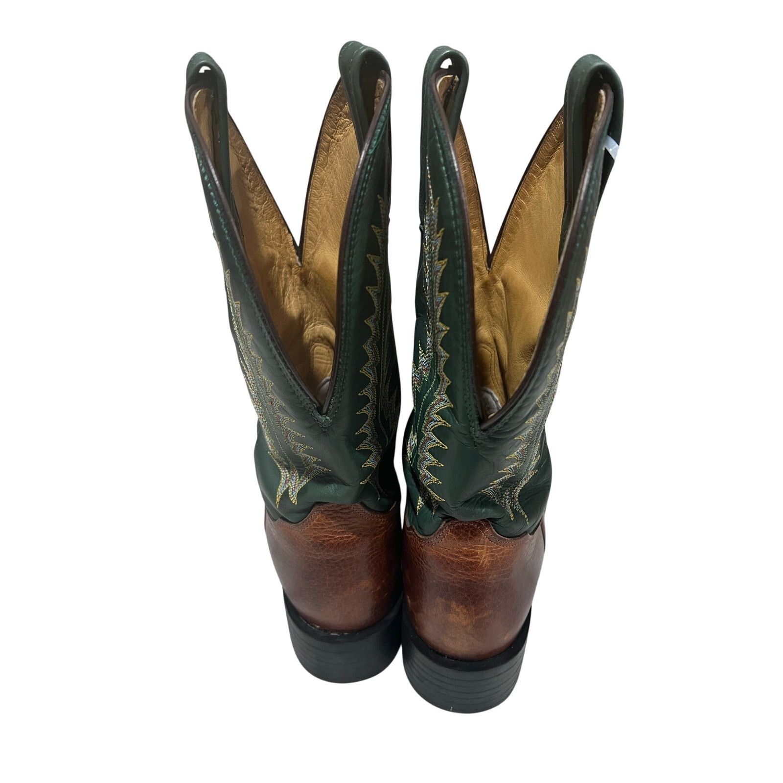 Tony Lama Tony Lama Cowboy Boots Mens 9D Western Leather Made USA Size US 9 / EU 42 - 3 Thumbnail